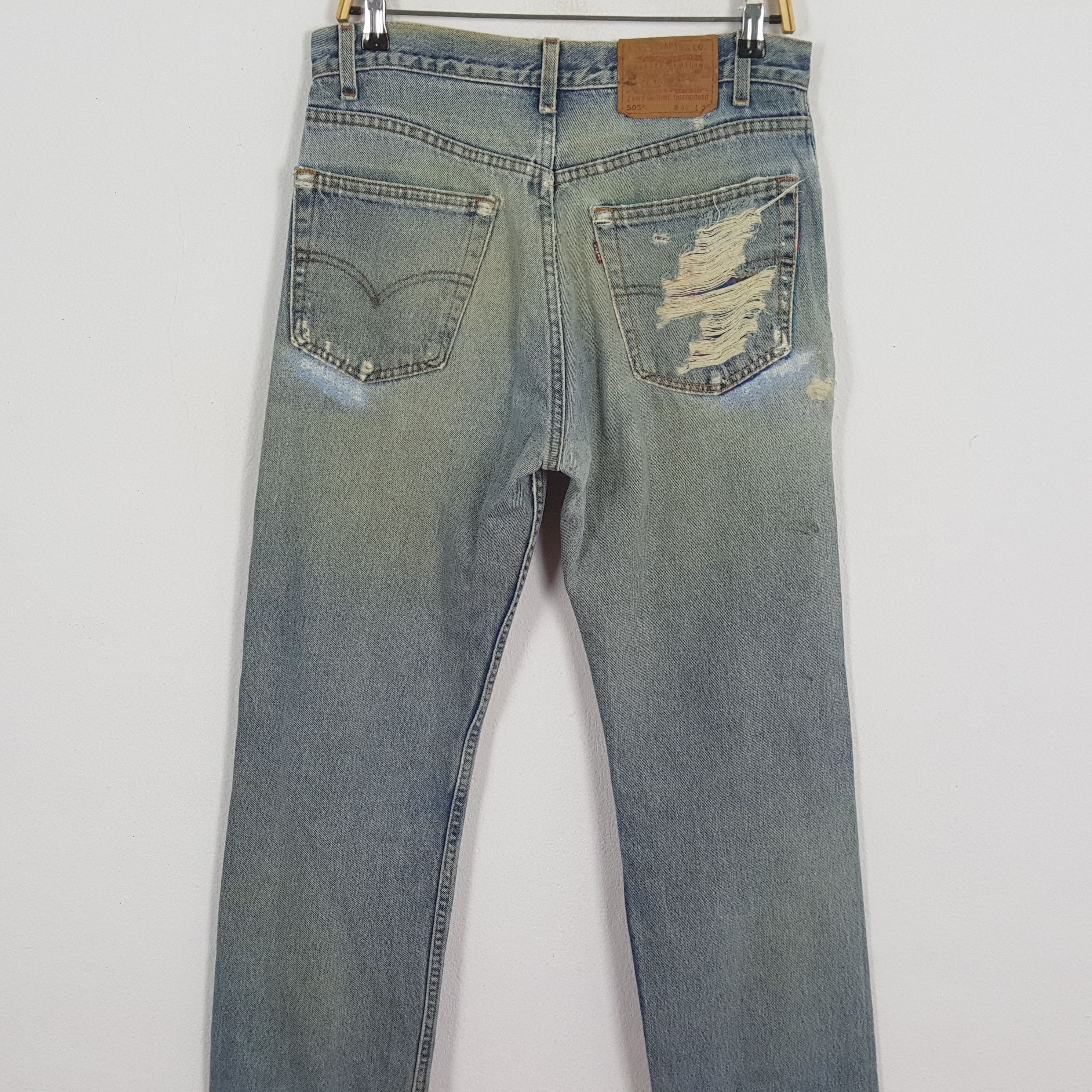 Levi's × Levi's Vintage Clothing × Vintage Vintage LEVI'S Kurt Cobain Distressed Style Jeans Size US 32 / EU 48 - 5 Thumbnail