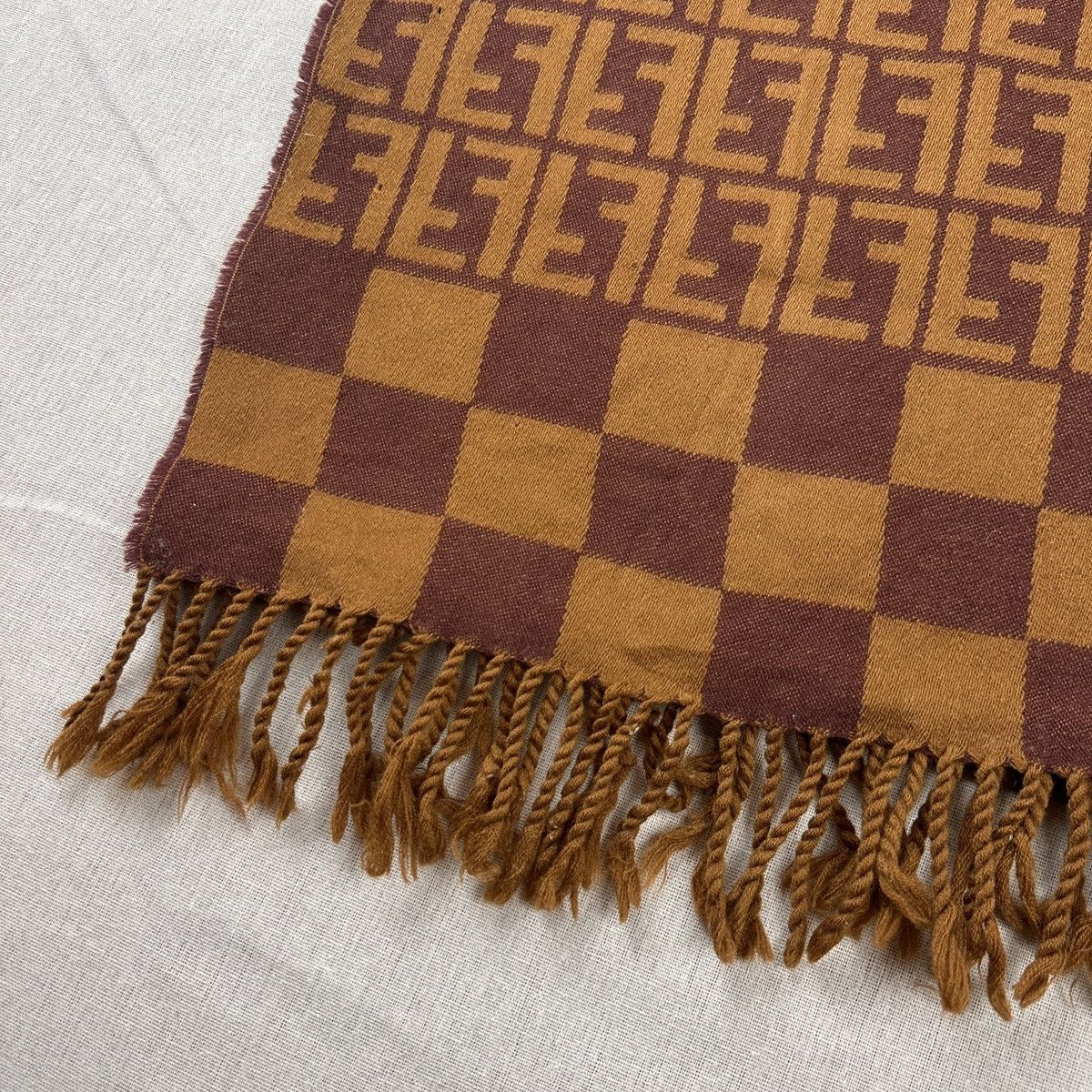 Fendi Fendi Scarf Wool Muffler Neck Wrap Size ONE SIZE - 4 Thumbnail