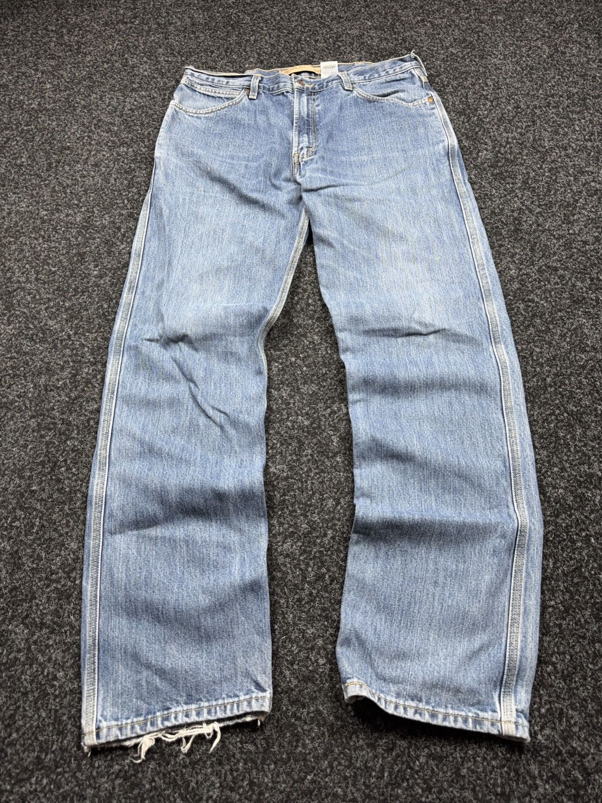 Levi's Retro 00s Levi’s 505 USA Regular Fit Light Wash Denim Jeans Size US 36 / EU 52 - 1 Thumbnail