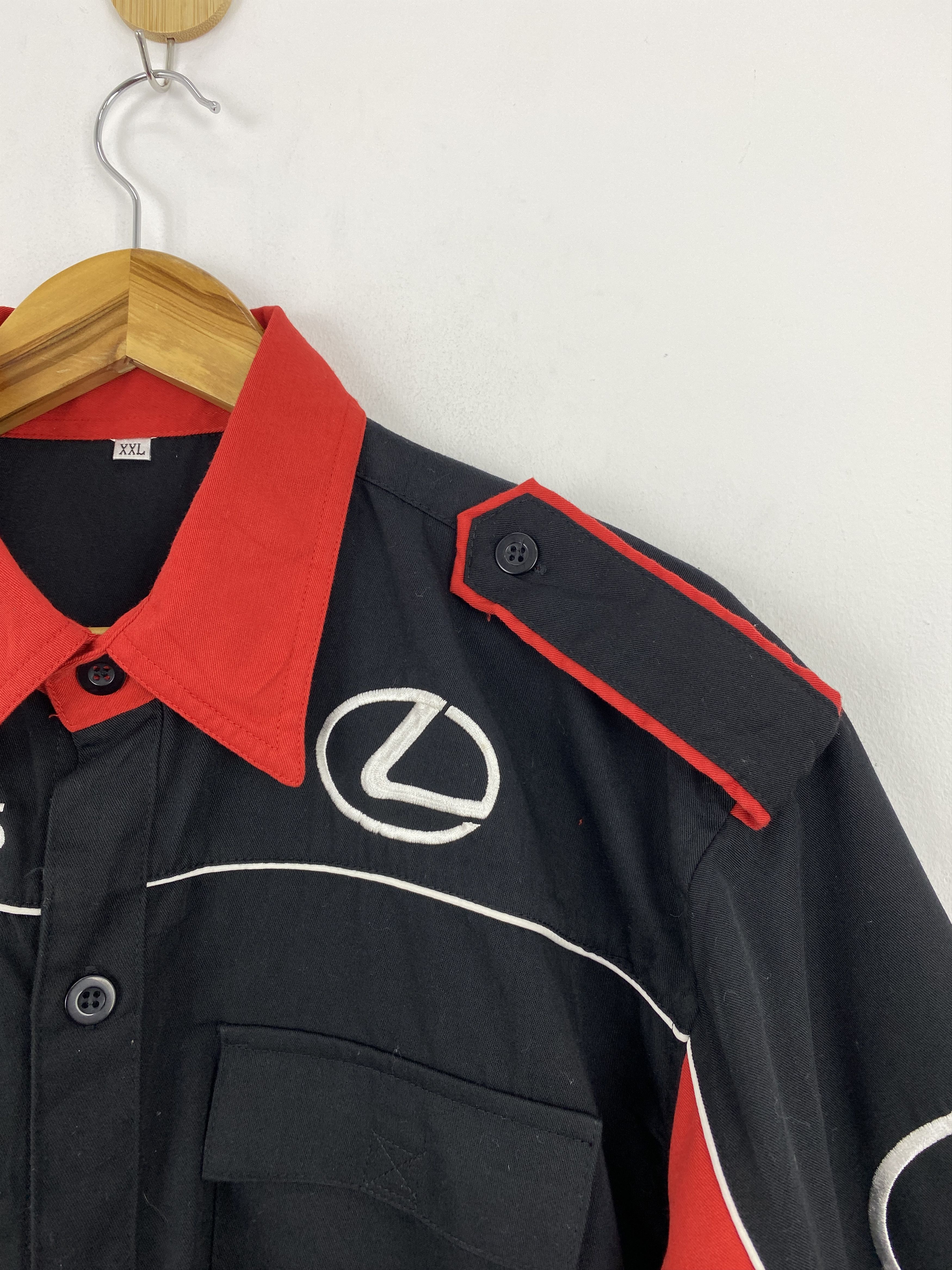 Japanese Brand × Vintage Vintage Japanese Brand Lexus Button Up Workers Jacket J1779 Size US XXL / EU 58 / 5 - 7 Thumbnail