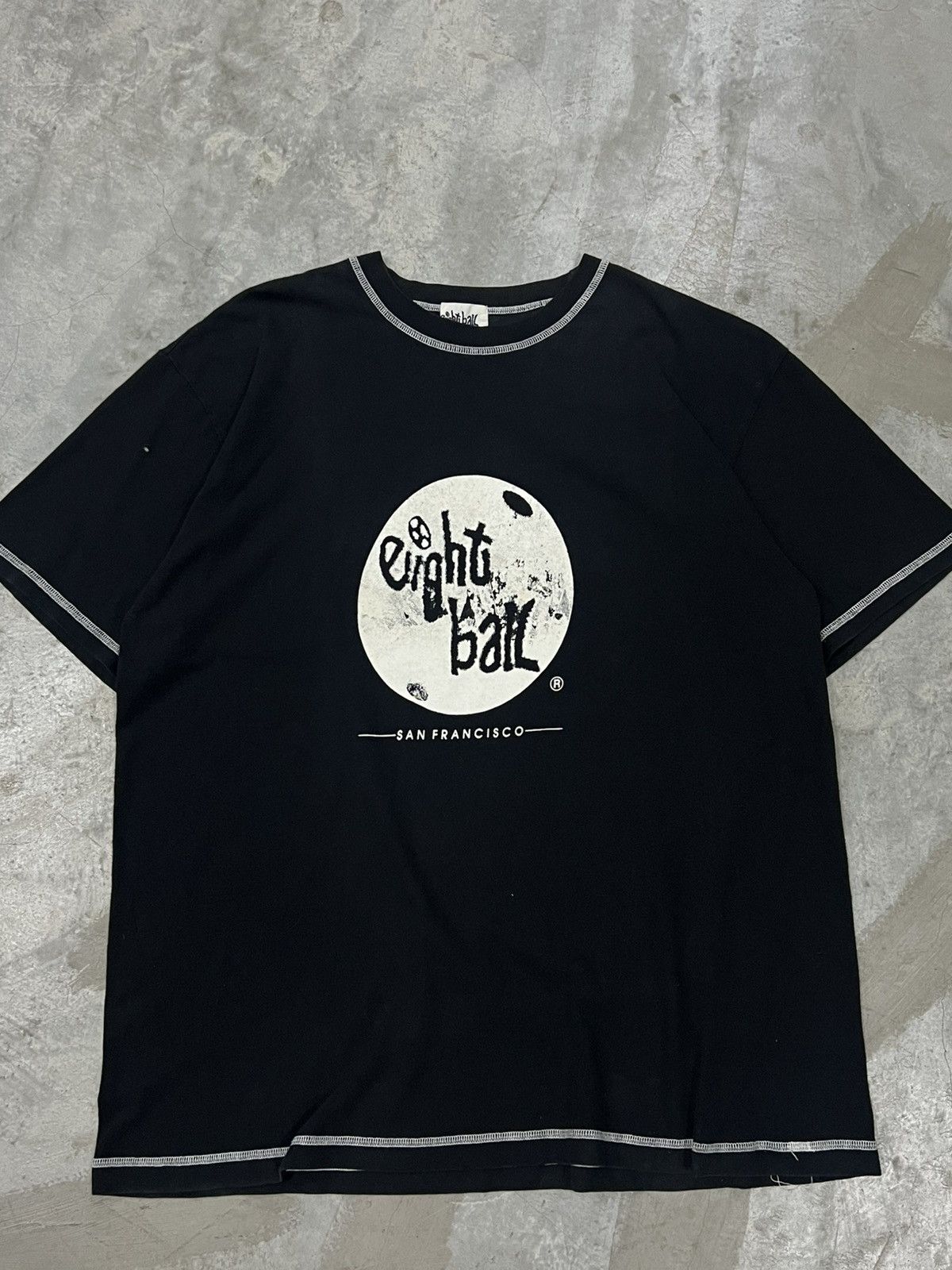 Band Tees Vintage 90s Eight Ball Records San Francisco T-Shirt Size US L / EU 52-54 / 3 - 2 Thumbnail