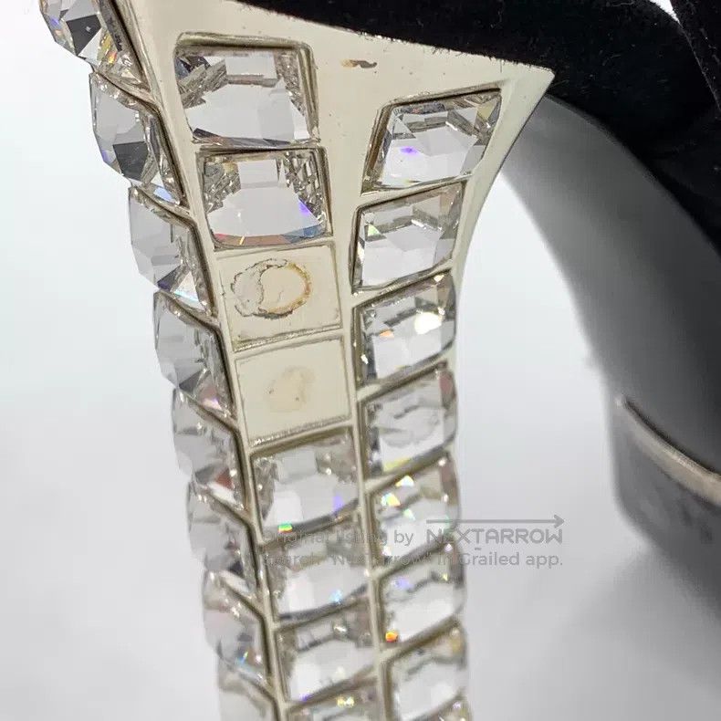 Gucci Gucci Black waterproof platform with buckle, diamond-encru Size US 4.5 / IT 34.5 - 8 Thumbnail