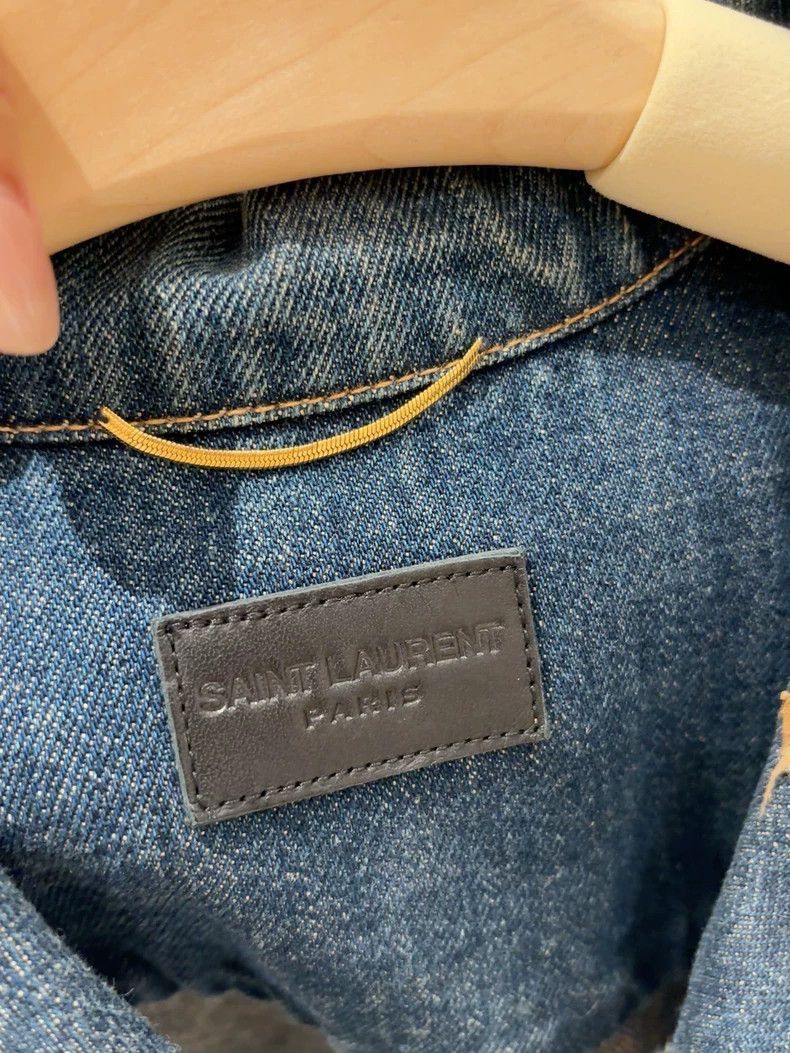 Saint Laurent Paris Saint Laurent Paris Denim top-2508 Size US XS / EU 42 / 0 - 3 Thumbnail