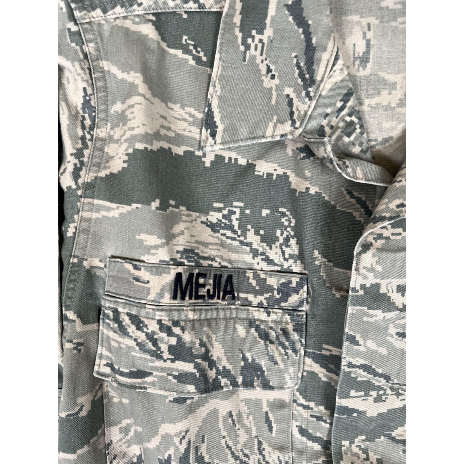 Vintage US Air Force Coat Mens 38 Long Camo ABU Tiger Stripe Utility Battle Uniform Size US XXS / EU 40 - 3 Thumbnail