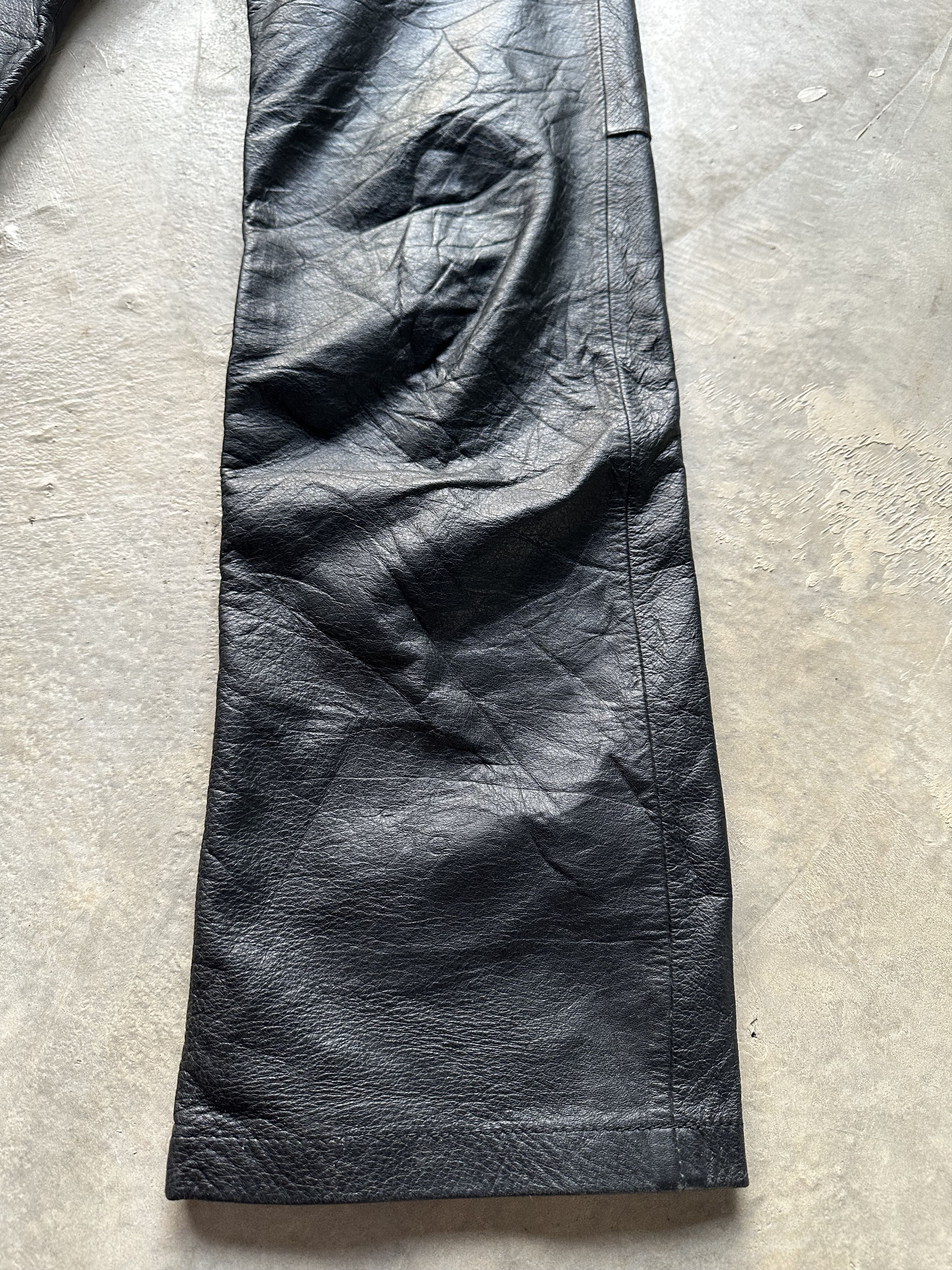 Tornado Mart Vintage Tornado Mart Cowhide Leather Pants Size US 29 - 7 Thumbnail