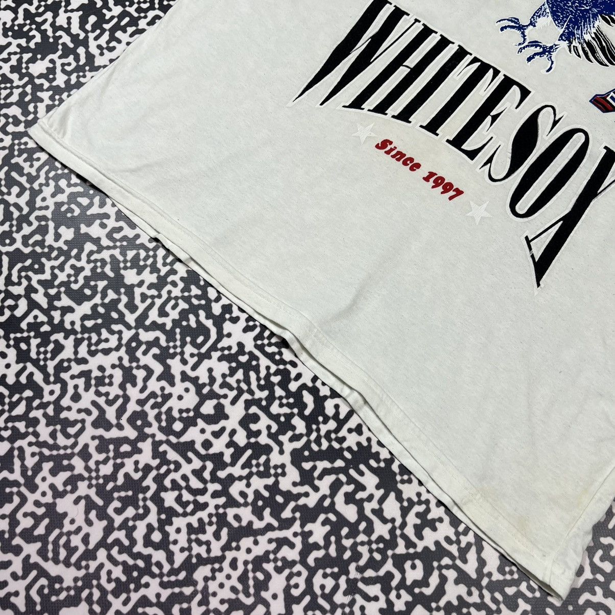 Vintage Vintage 90s White Sox MLB Retro Style Big Logo Boxy T-shirt Size US XL / EU 56 / 4 - 7 Thumbnail