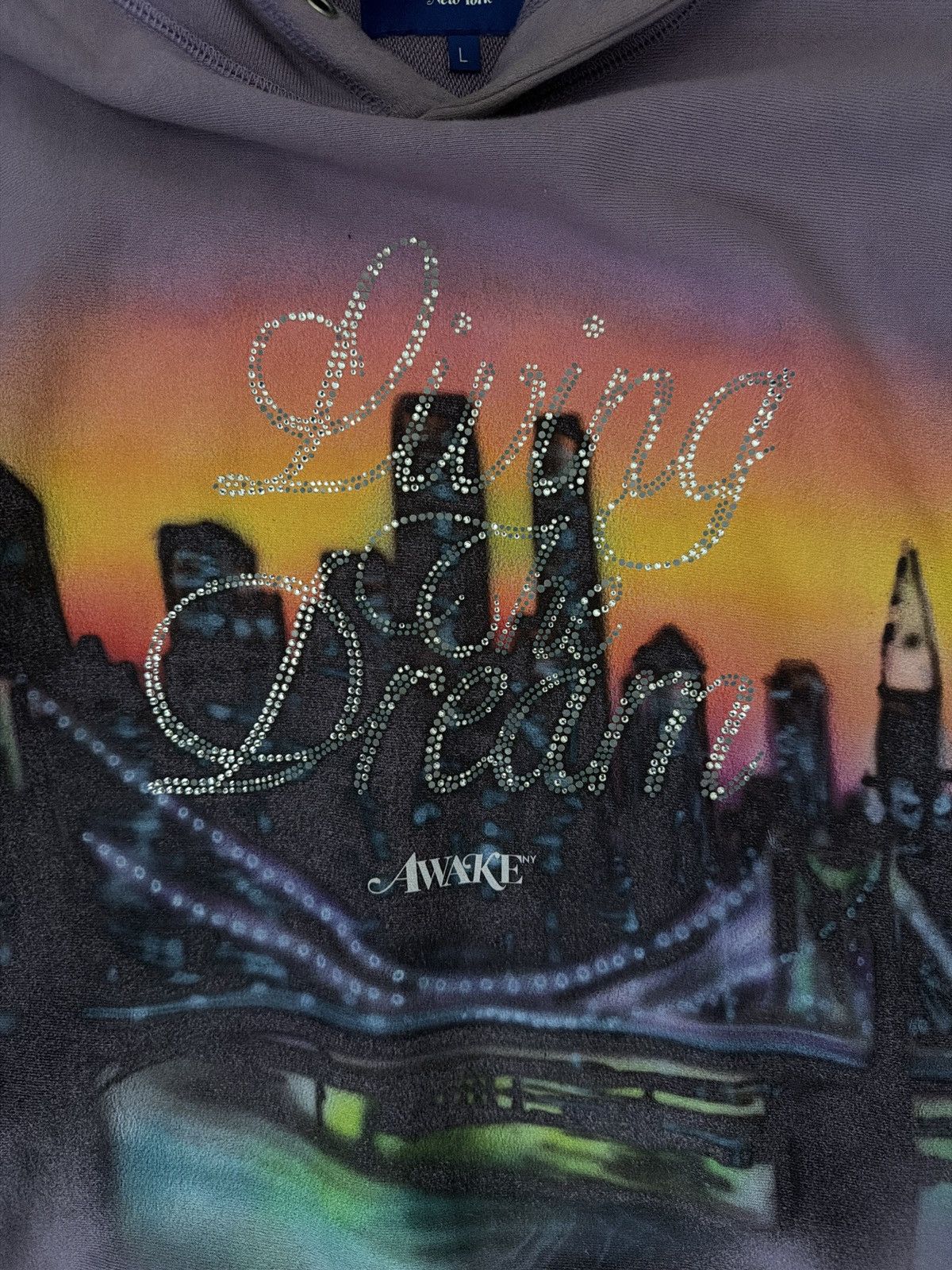 Awake NY Awake NY - Living The Dream Hoodie (Purple) Size US L / EU 52-54 / 3 - 3 Thumbnail