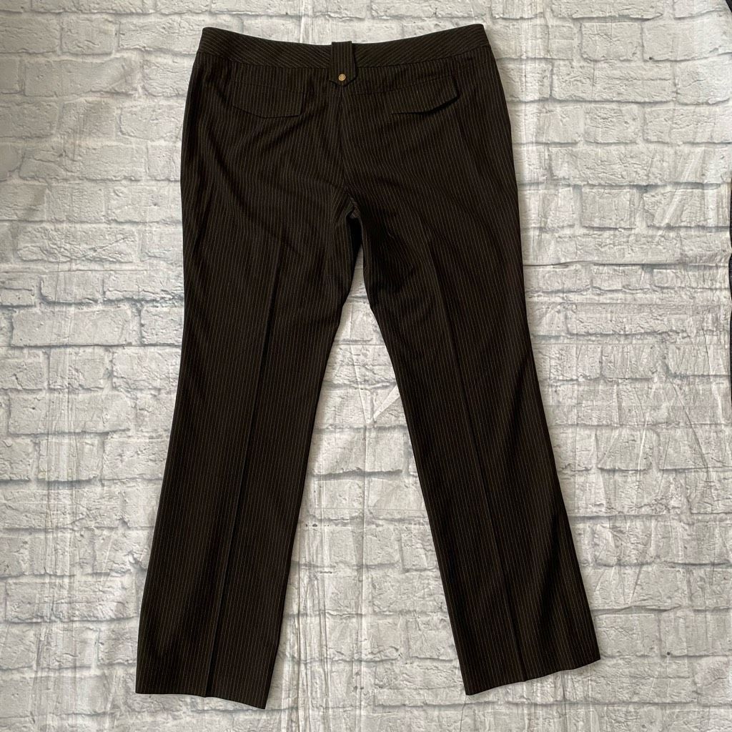 Michael Kors Michael Kors women 14 pin stripe dress pants brown Size 36" / US 14 / IT 50 - 7 Thumbnail