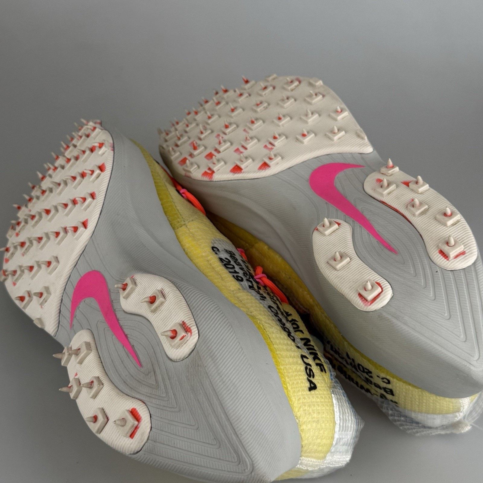 Nike × Off-White Nike Off-White Vapor Street Tour Yellow Wmn Size 12.5 CD8178 Size US 12 / IT 42 - 7 Thumbnail