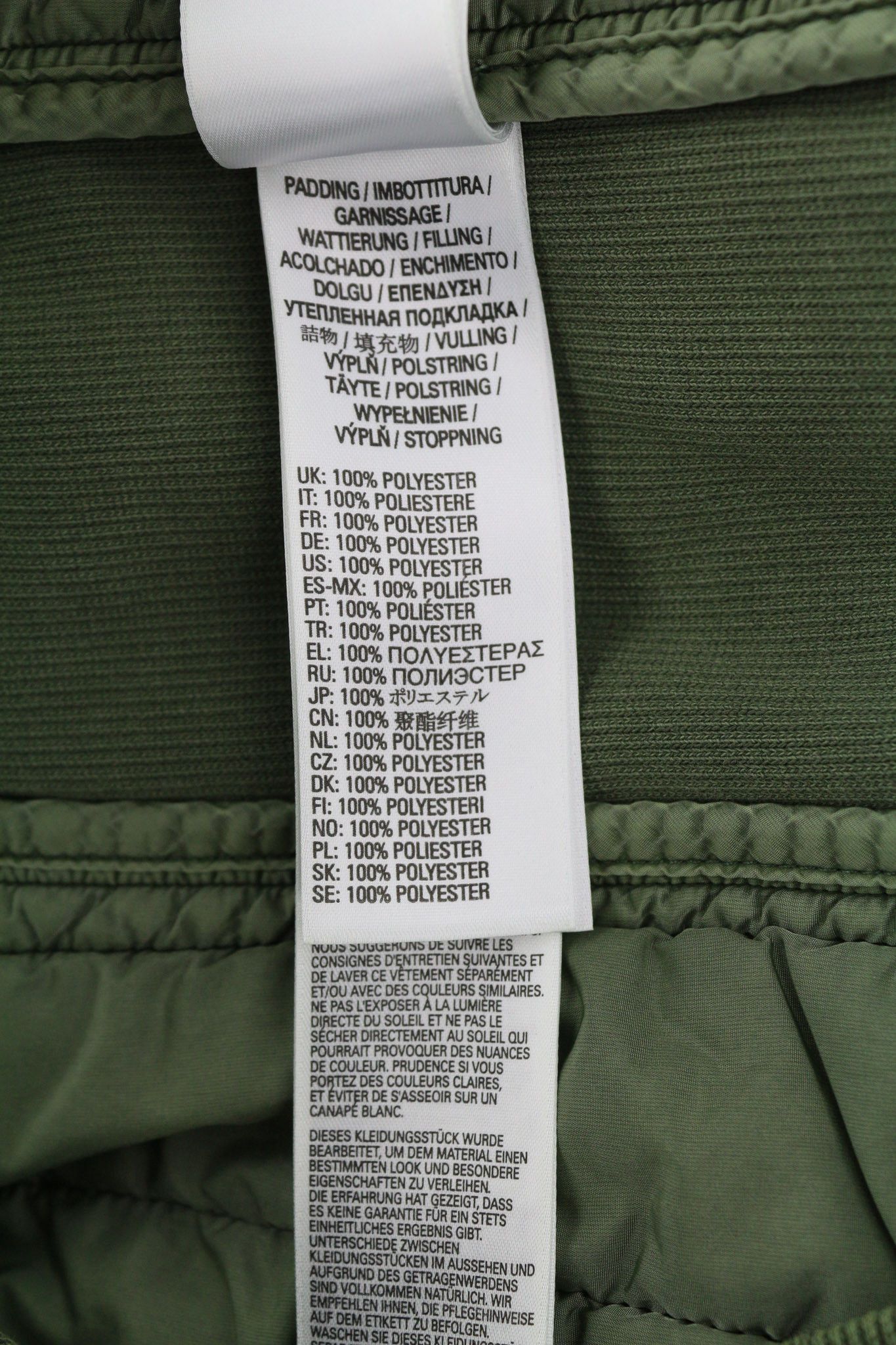 Diesel S-HOLTY L Green Quilted Crew Sweatshirt 40147 Size US L / EU 52-54 / 3 - 12 Thumbnail