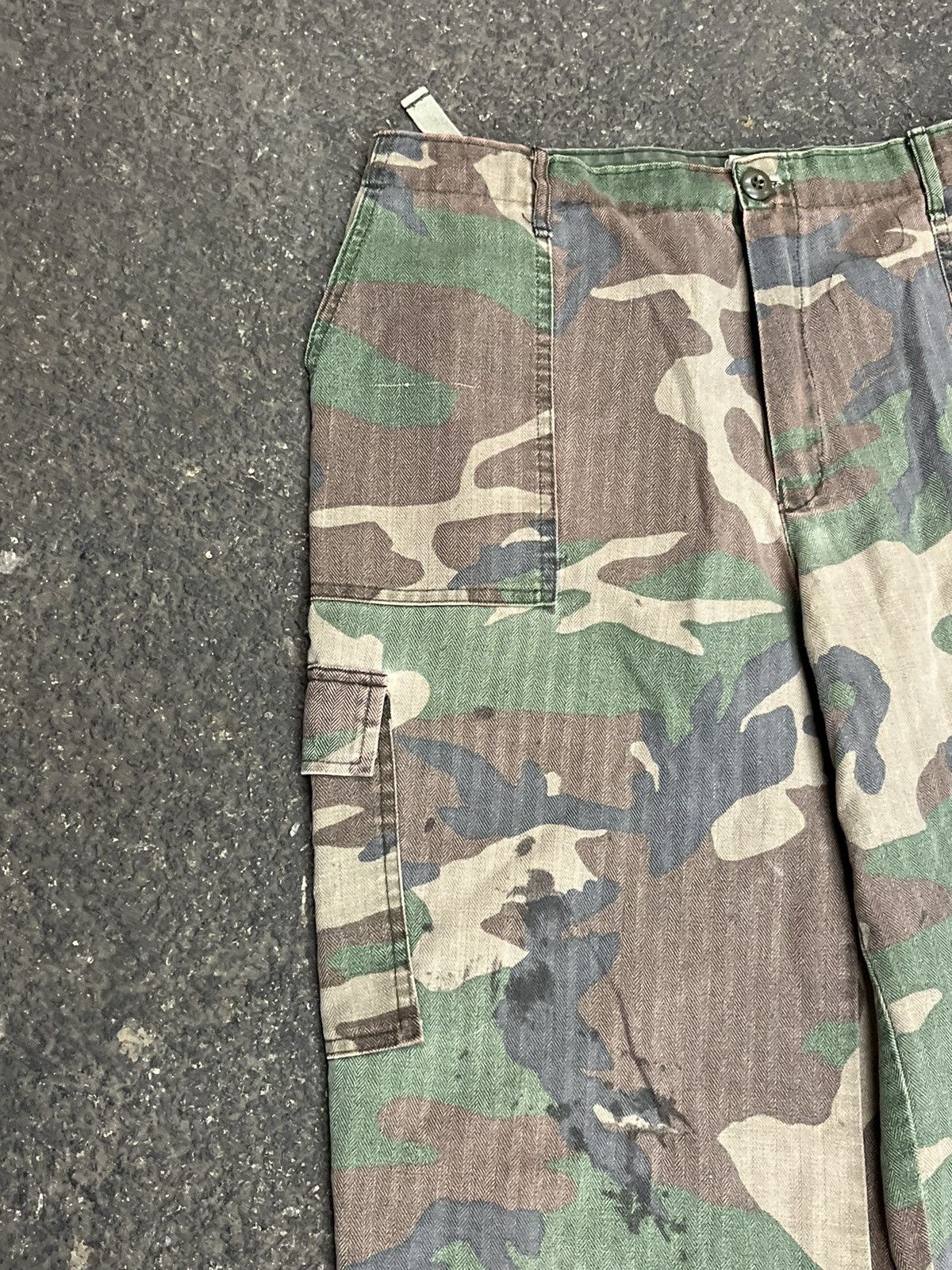 Vintage Vintage baggy fit og military 107 style camo pants faded Size US 36 / EU 52 - 3 Thumbnail