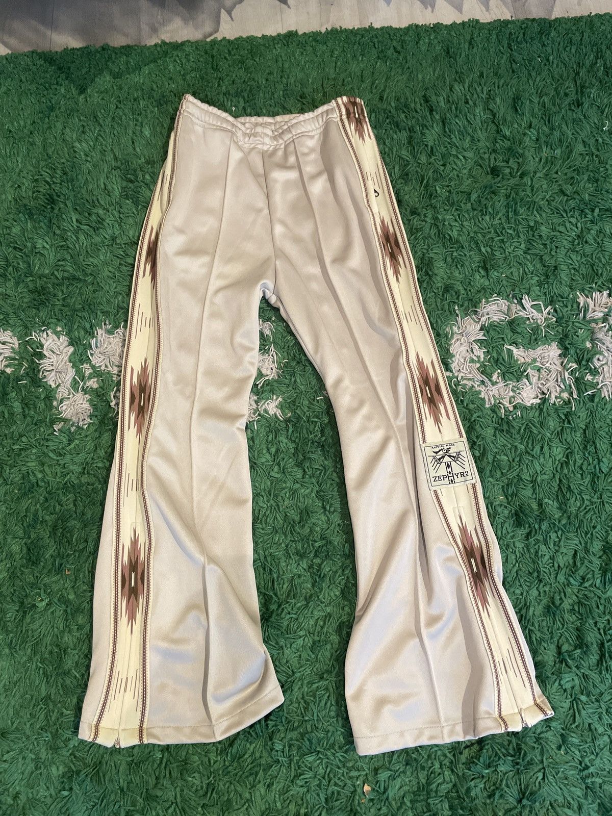 Kapital Kapital Zephyr Sweat Pant Beige 2/M Size US 30 / EU 46 - 1 Thumbnail