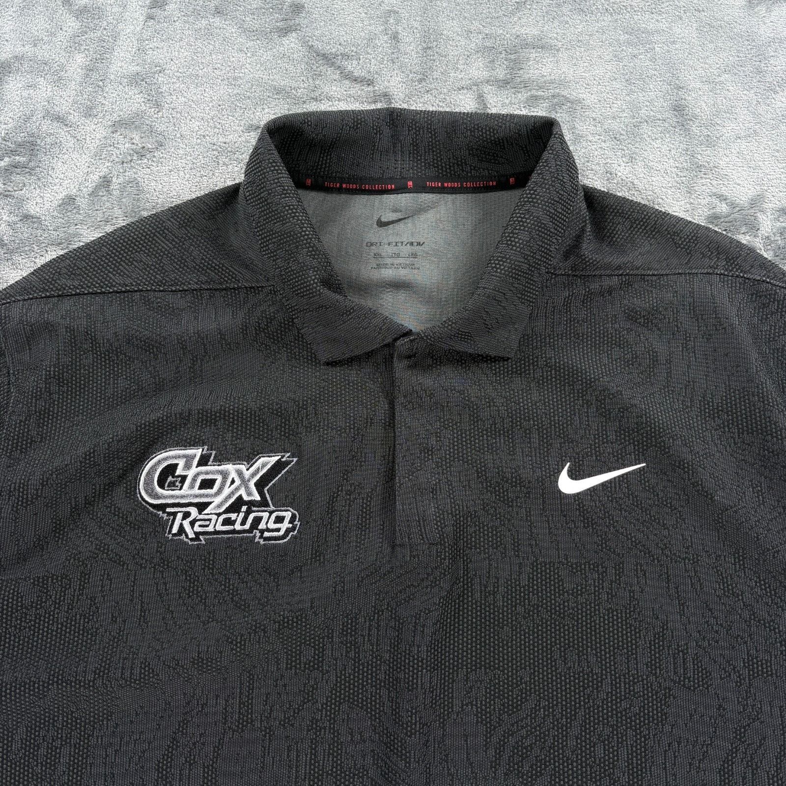 Nike Nike Tiger Woods Collection Dri Fit ADV Polo Mens 2XL Black Size US XXL / EU 58 / 5 - 3 Thumbnail