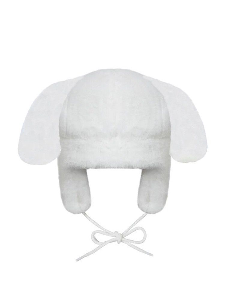 Japanese Brand Vintage Anime Cinnamoroll Dog Ushanka Autumn Winter Warm Hat Size ONE SIZE - 2 Thumbnail