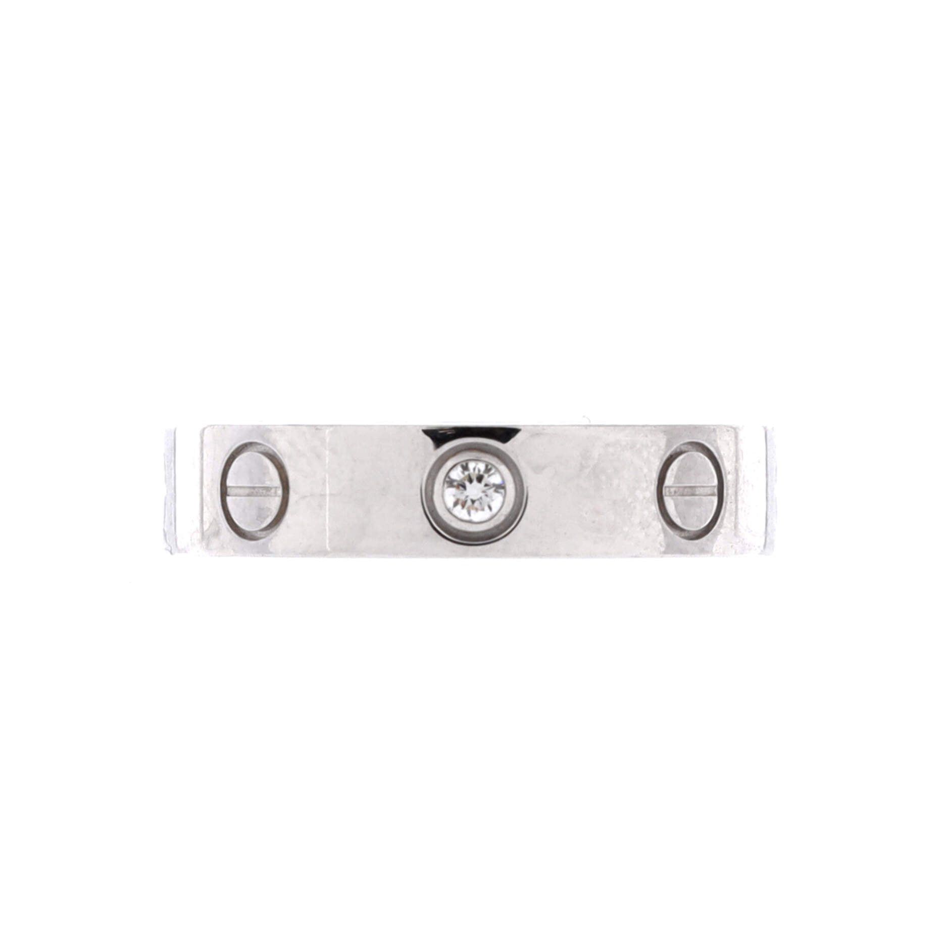 Cartier Love Wedding Band 1 Diamond Ring Size ONE SIZE - 1 Thumbnail