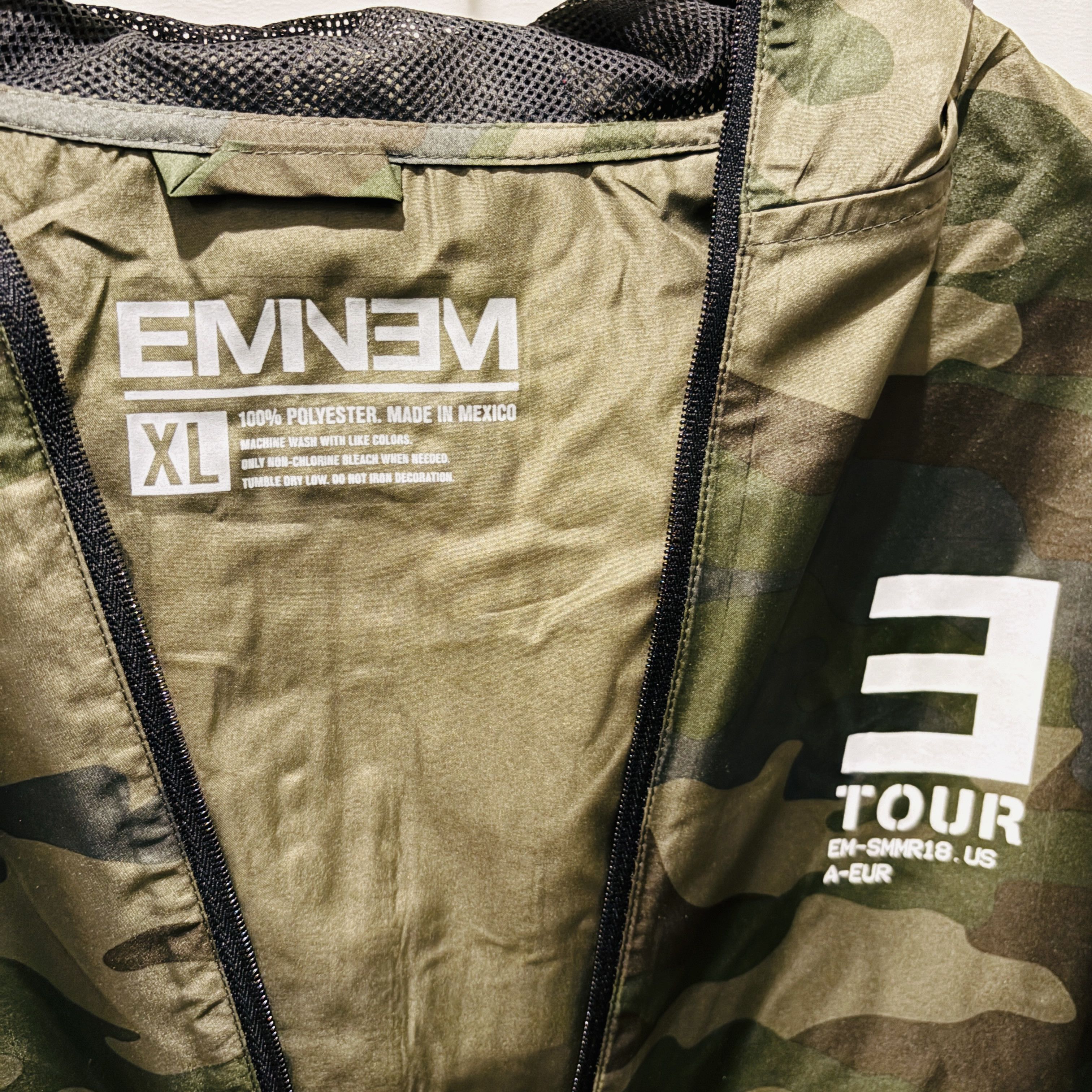 Eminem Eminem Exclusive Summer 2018 Tour Windbreaker Size US XL / EU 56 / 4 - 6 Thumbnail