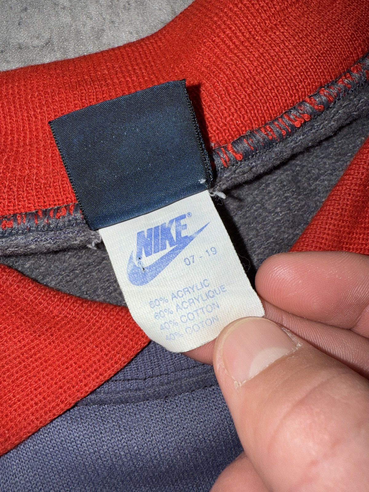Nike × Vintage Vintage 80’s NIKE Oregon USA Polo Sweatshirt Logo Size US M / EU 48-50 / 2 - 7 Thumbnail