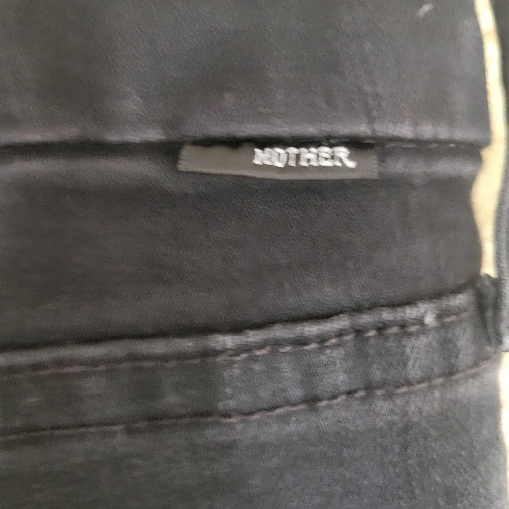 MOTHER Mother The Looker Ankle Fray Black Jeans 31 Women Inseam 28" Size 31" - 11 Thumbnail