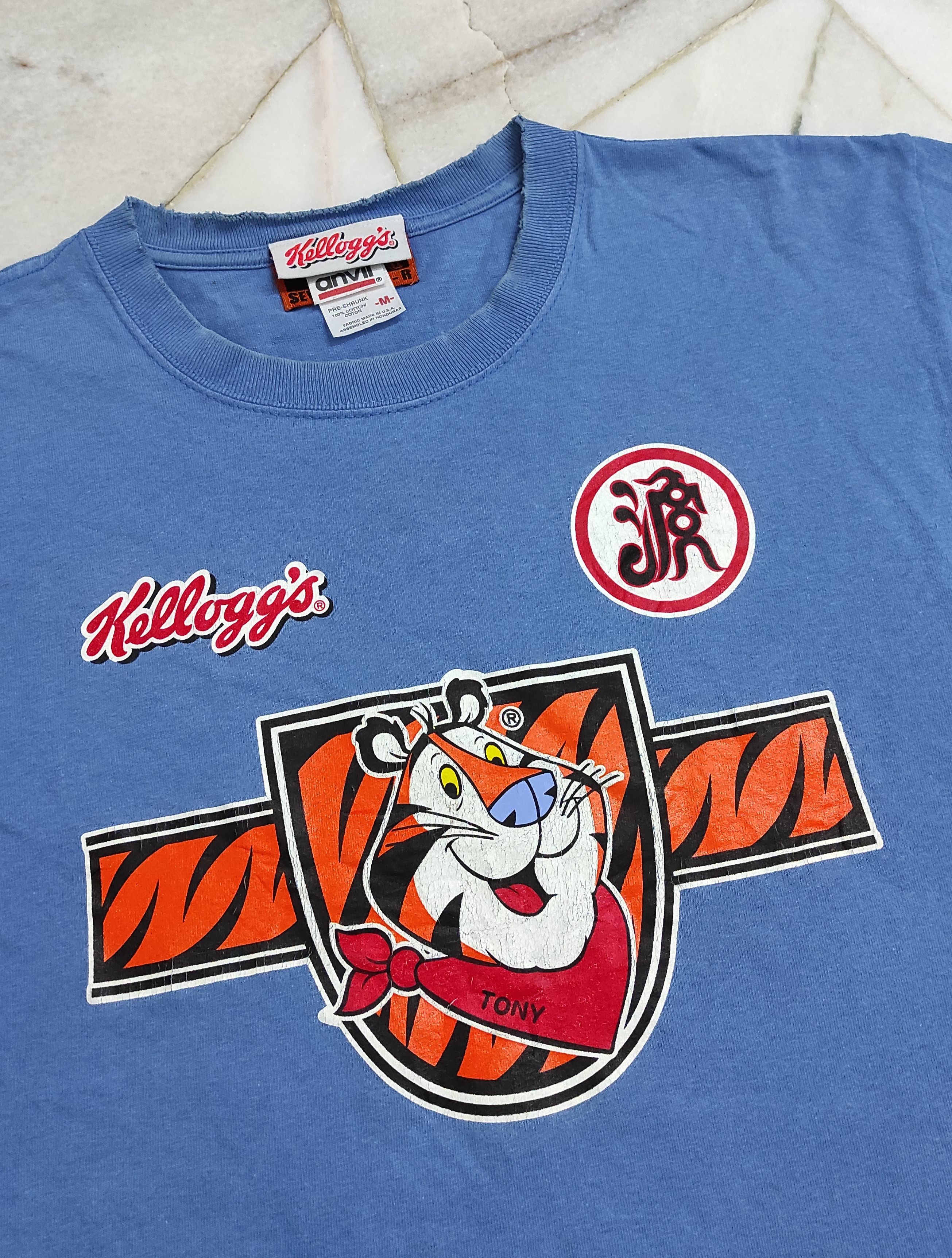 Vintage Vintage 2002 KELLOGG'S TONY Seven Three-R COLLABS TEE Size US M / EU 48-50 / 2 - 9 Thumbnail