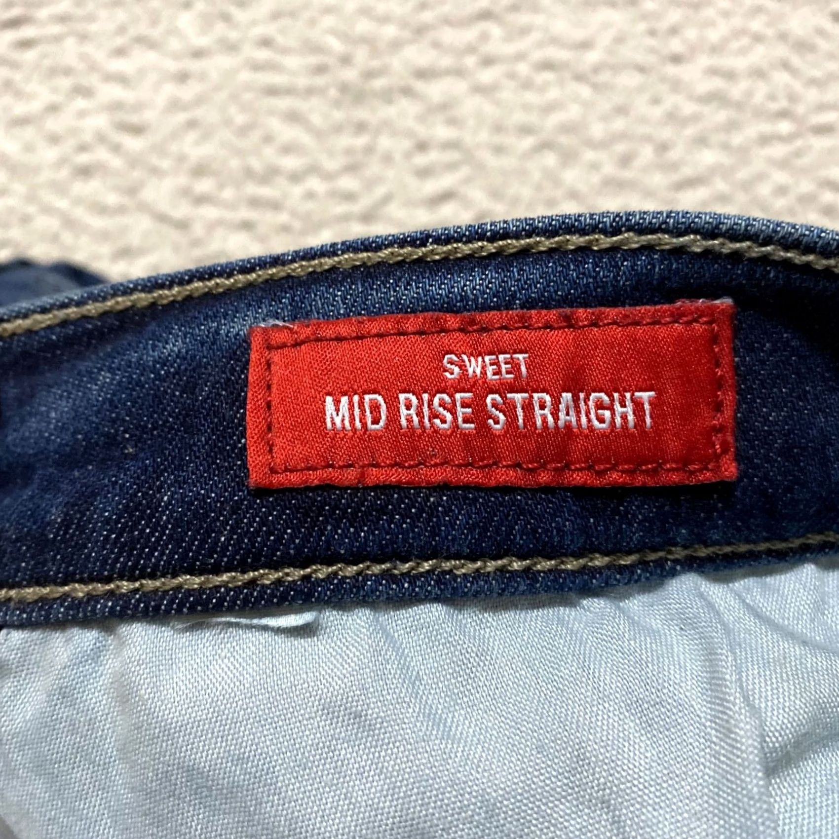 Lucky Brand Lucky Brand Jeans Blue Medium Wash Straight 5-Pocket Regular Size 10 Womens Denim Vintage No Size 32" / US 10 / IT 46 - 4 Thumbnail