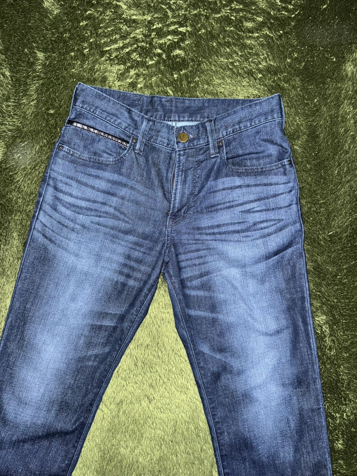Edwin [28] EDWIN Japan Leather Label Pocket Detail Denim Pants Size US 28 / EU 44 - 5 Thumbnail