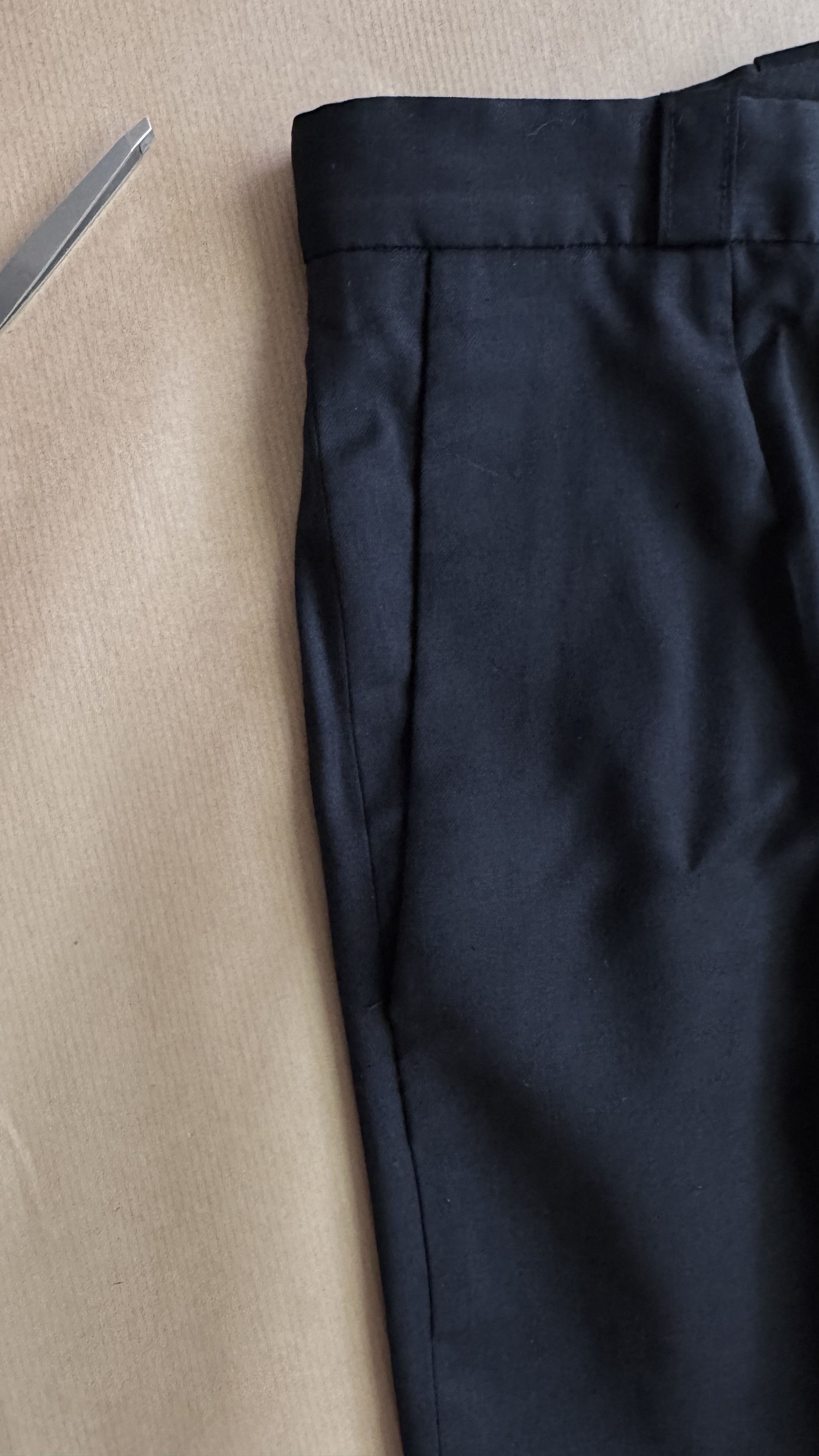 Martine Sitbon aa . 48 . COLLECTOR . AS NEW . WIDE WOOL PANTS . 113PA1002 Size US 32 / EU 48 - 12 Thumbnail