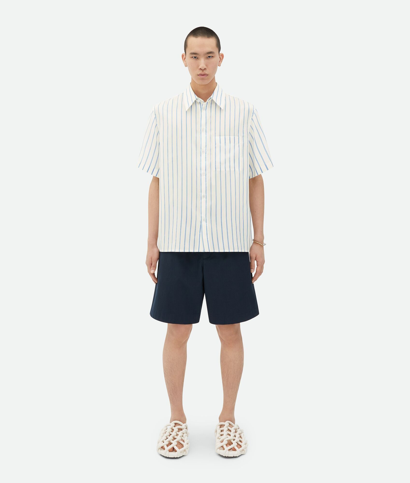 o1w1db10525 Cotton Shorts in Abyss