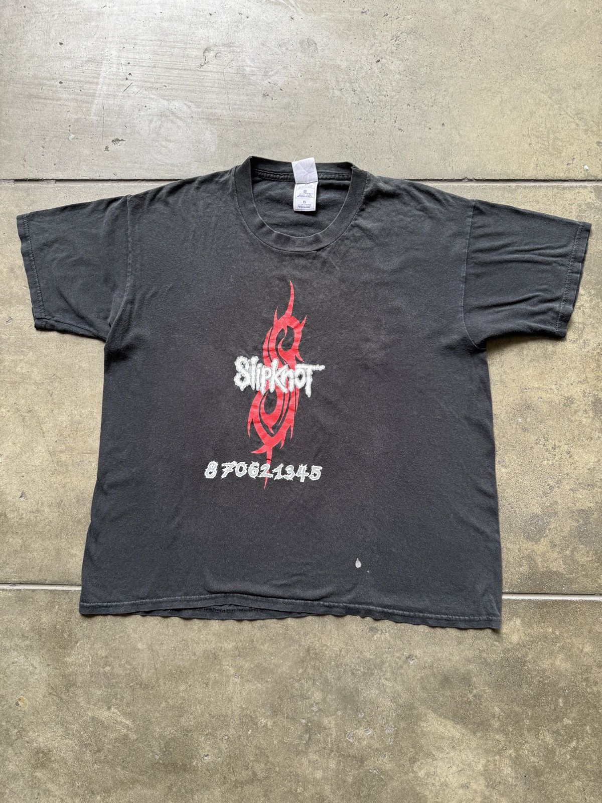Vintage 1999 Slipknot Band Tee Shirt 870621345 Nirvana Sonic Youth Size US L / EU 52-54 / 3 - 1 Thumbnail