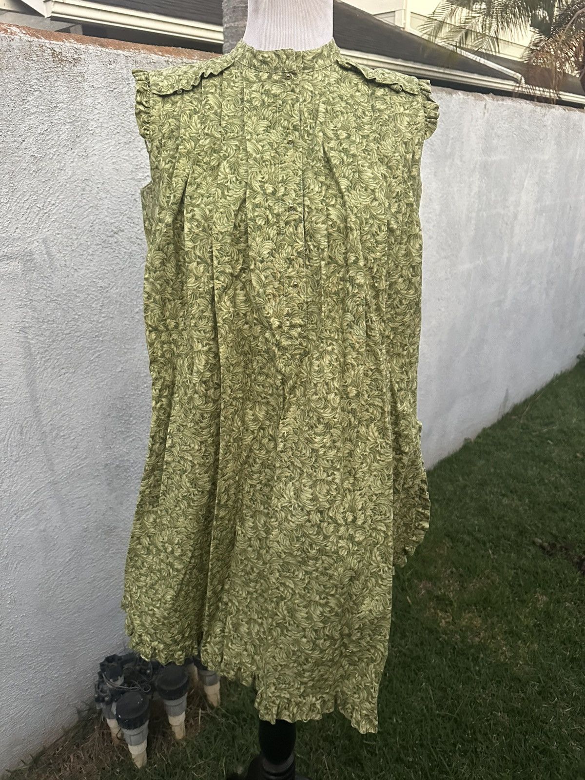 Other Vintage BetE Honolulu Green Hawaiian Dress Floral Women's 6 Size M / US 6-8 / IT 42-44 - 1 Thumbnail