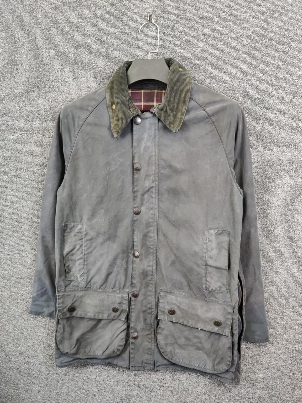 Barbour Vintage 90s Barbour Beaufort Waxed Jacket Size US M / EU 48-50 / 2 - 2 Thumbnail