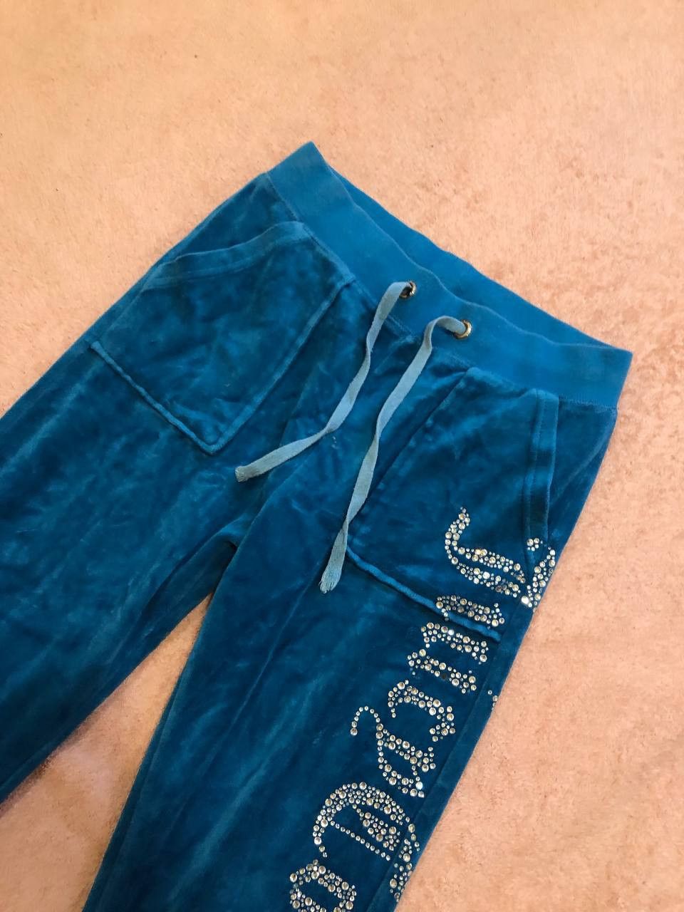 Juicy Couture Vintage blue luxury Juicy Couture Pants big logo crazyY2K Size 30" / US 8 / IT 44 - 7 Thumbnail
