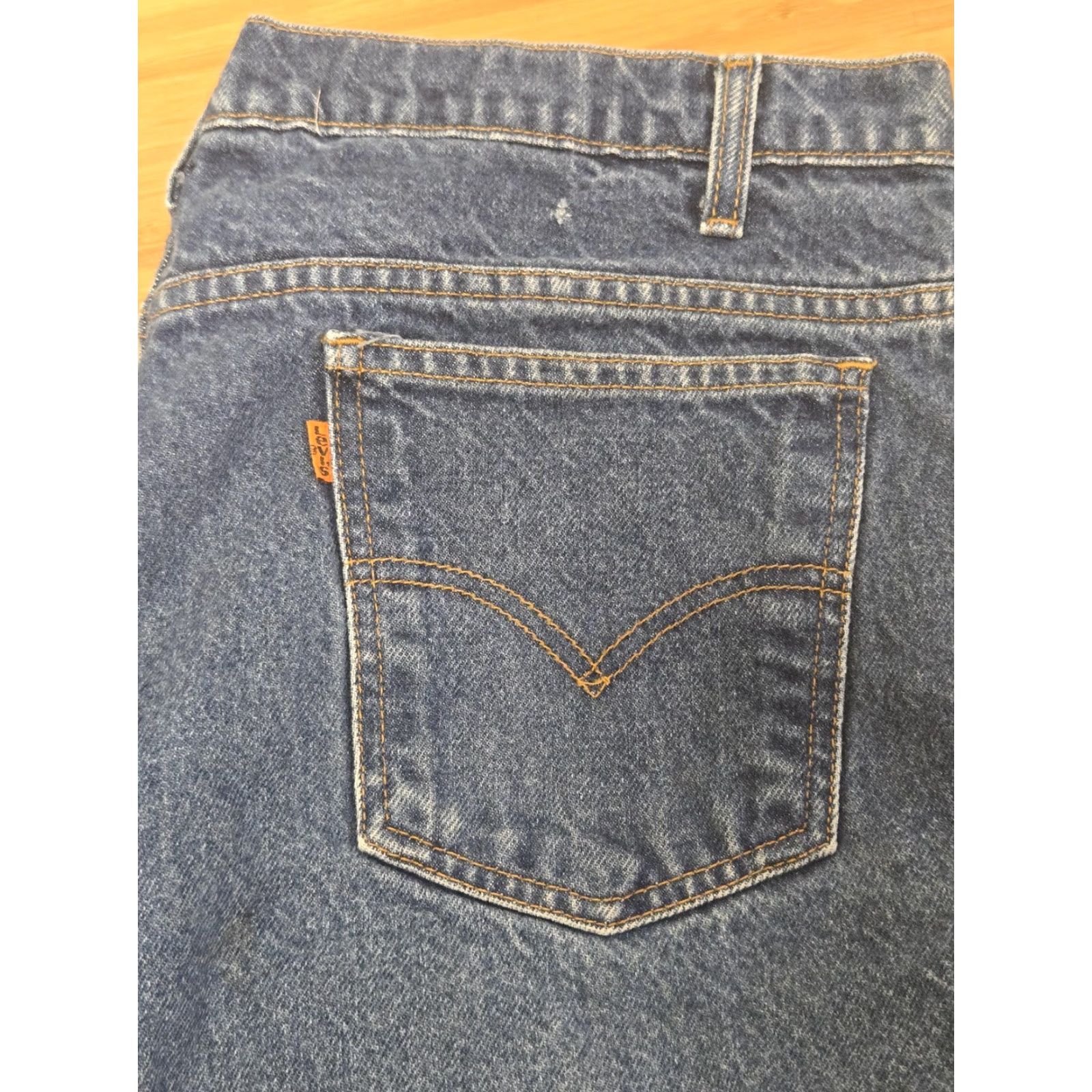 Levi's Levi's 550 Jeans Mens 40x30 Blue Medium Wash Relaxed Fit Tapered Leg Denim Jeans Mens Blue 40 30 Cotton Zip Five-pocket Size US 40 / EU 56 - 2 Thumbnail