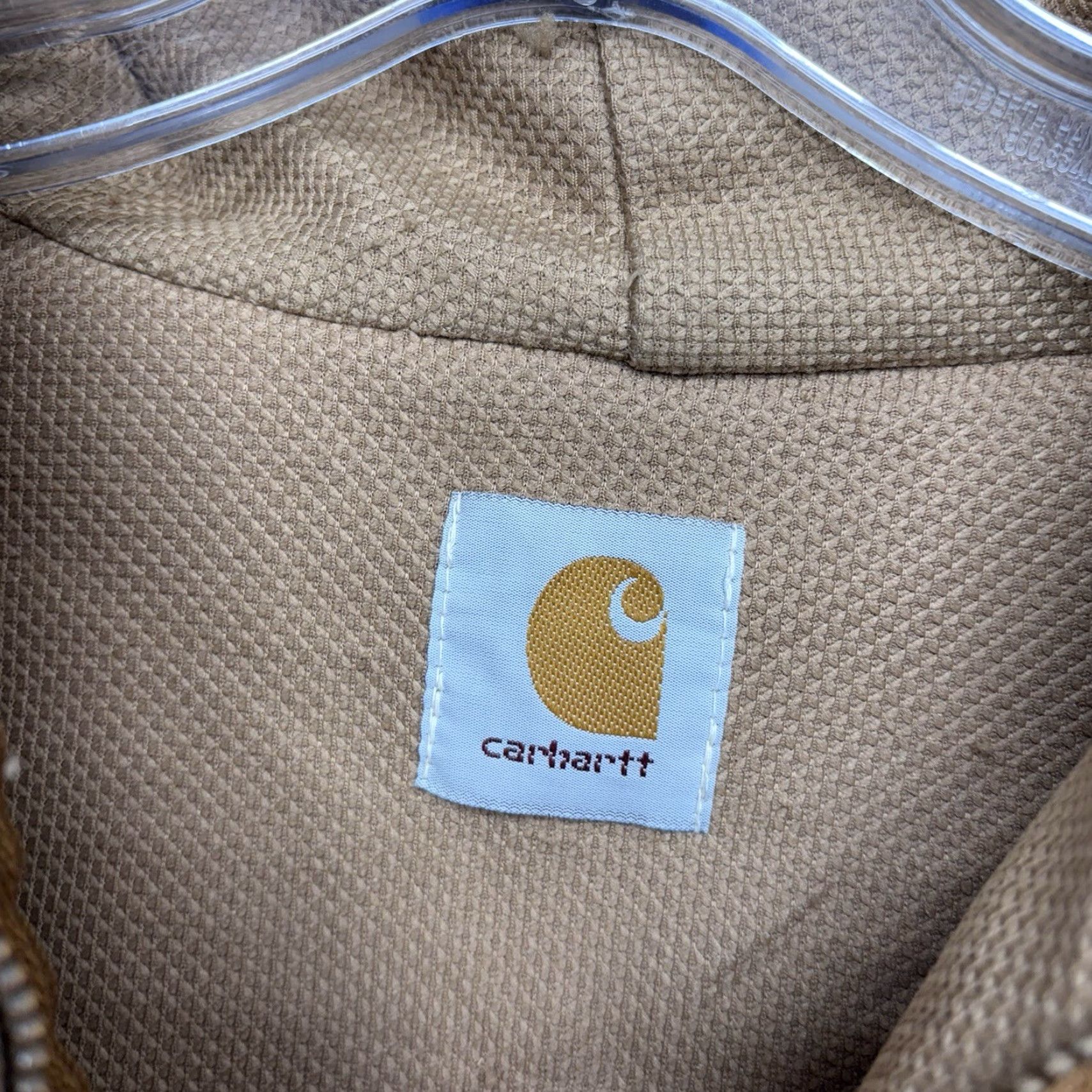 Carhartt VINTAGE Carhartt Jacket Mens Large J158 DKB Brown Chore Fleece Lined Workwear Size US L / EU 52-54 / 3 - 4 Thumbnail