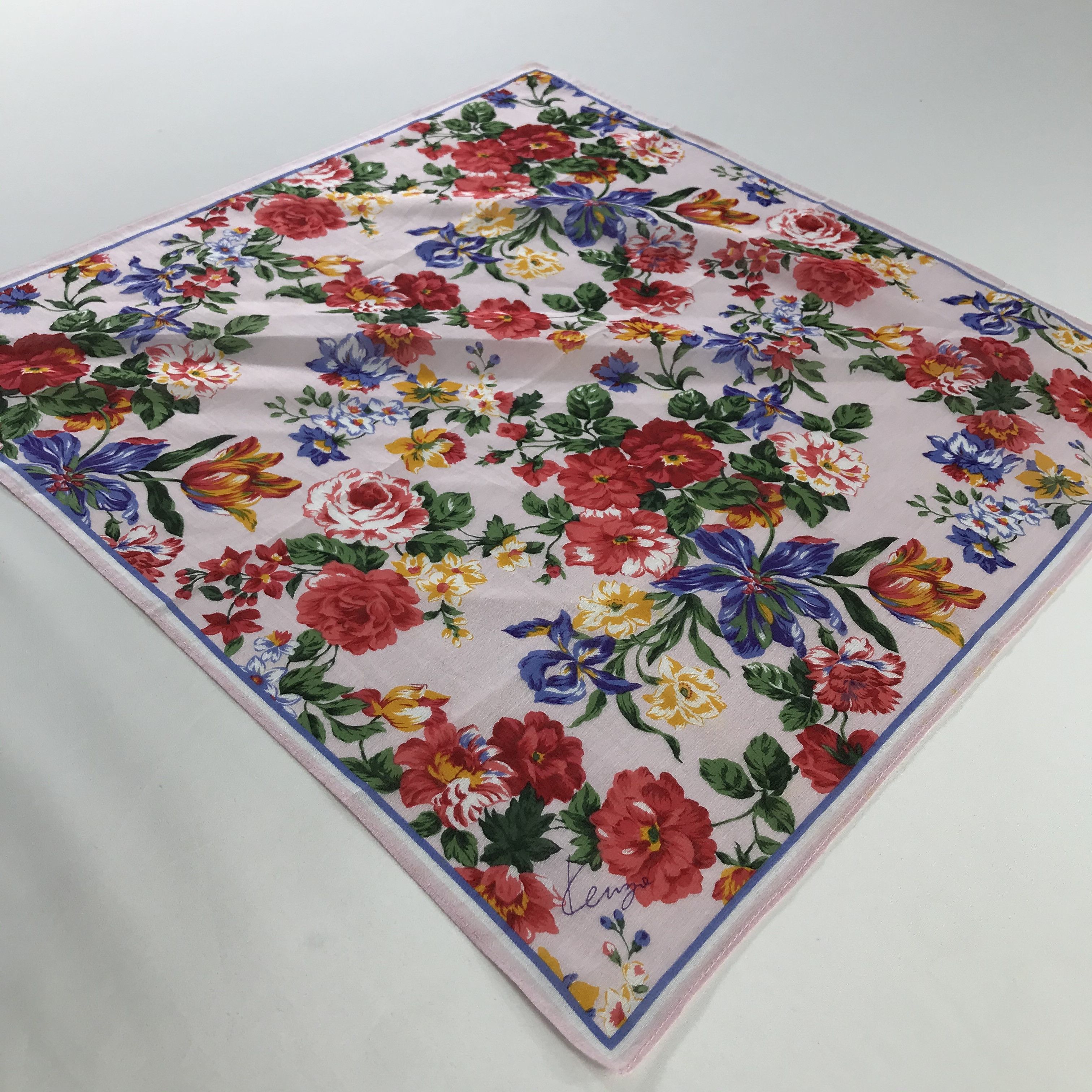 Kenzo × Vintage Kenzo Bandana / Handkerchief / Neckerchief - S850 Size ONE SIZE - 2 Thumbnail
