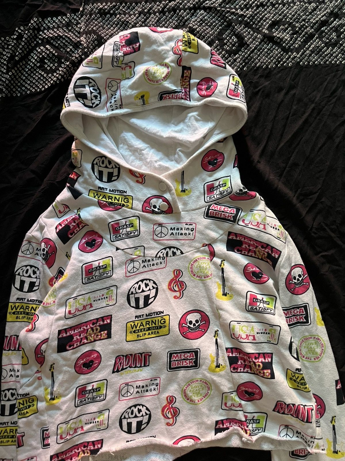Hysteric Glamour 2000s intercrew y2k cropped hoodie Size US S / EU 44-46 / 1 - 2 Thumbnail