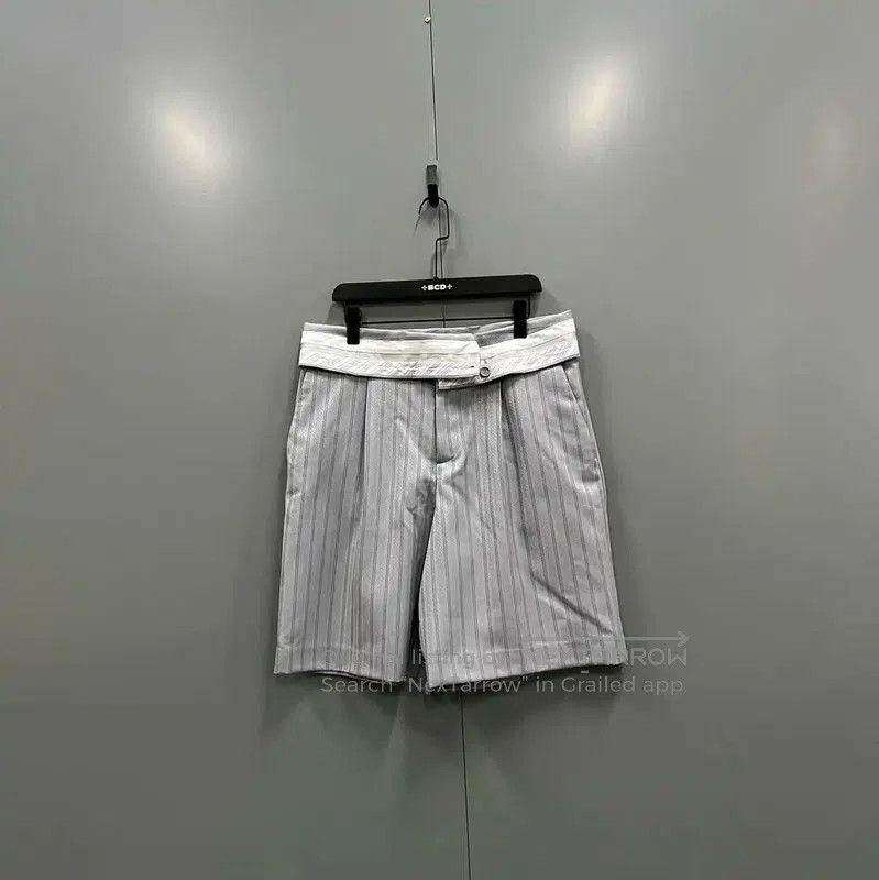 Dior Dior Men's Gray Striped Summer Shorts . Size US 30 / EU 46 - 1 Thumbnail