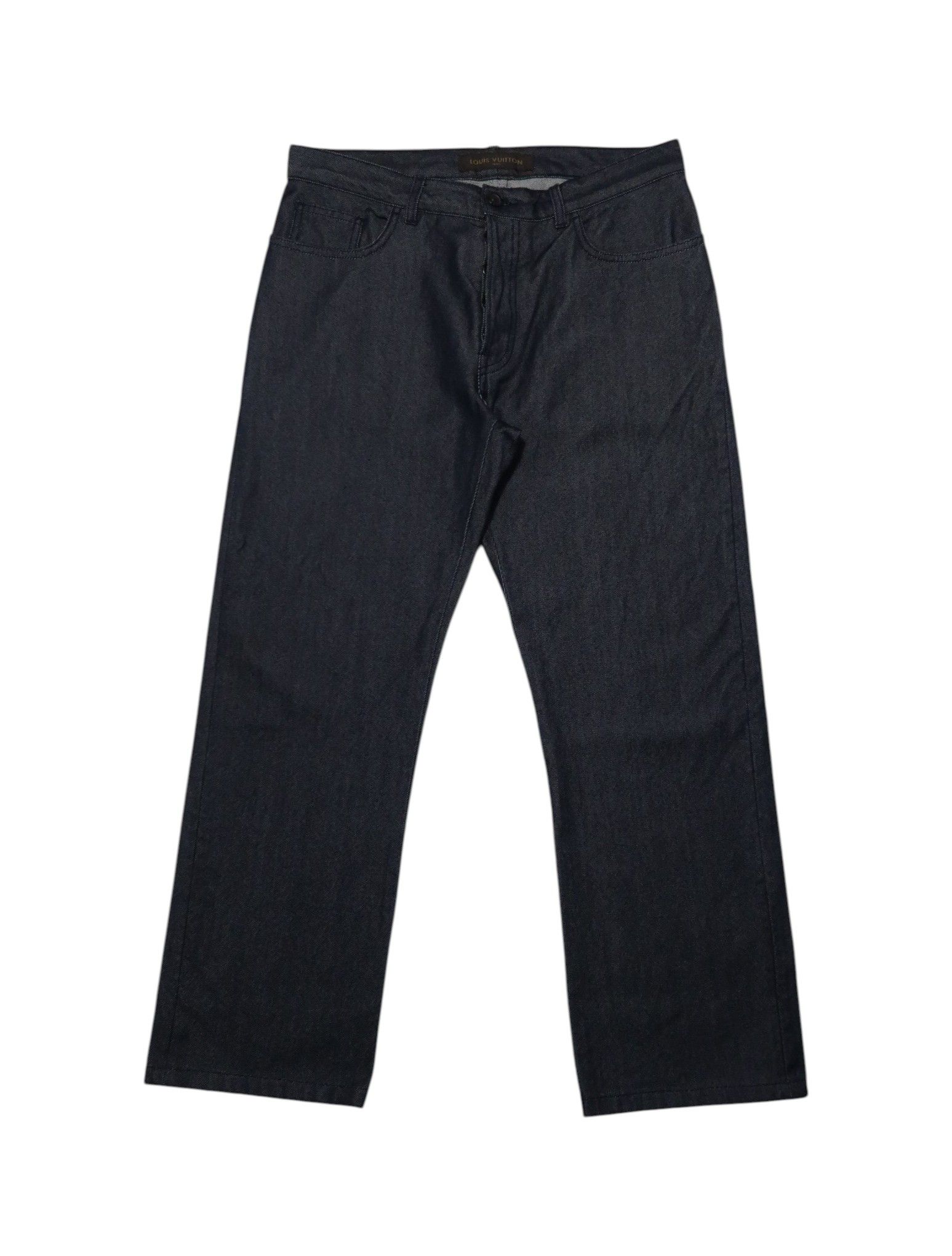 Louis Vuitton F/W 05 Selvedge Monogram Wool Denim - Marc Jacobs Era Size US 32 / EU 48 - 1 Thumbnail