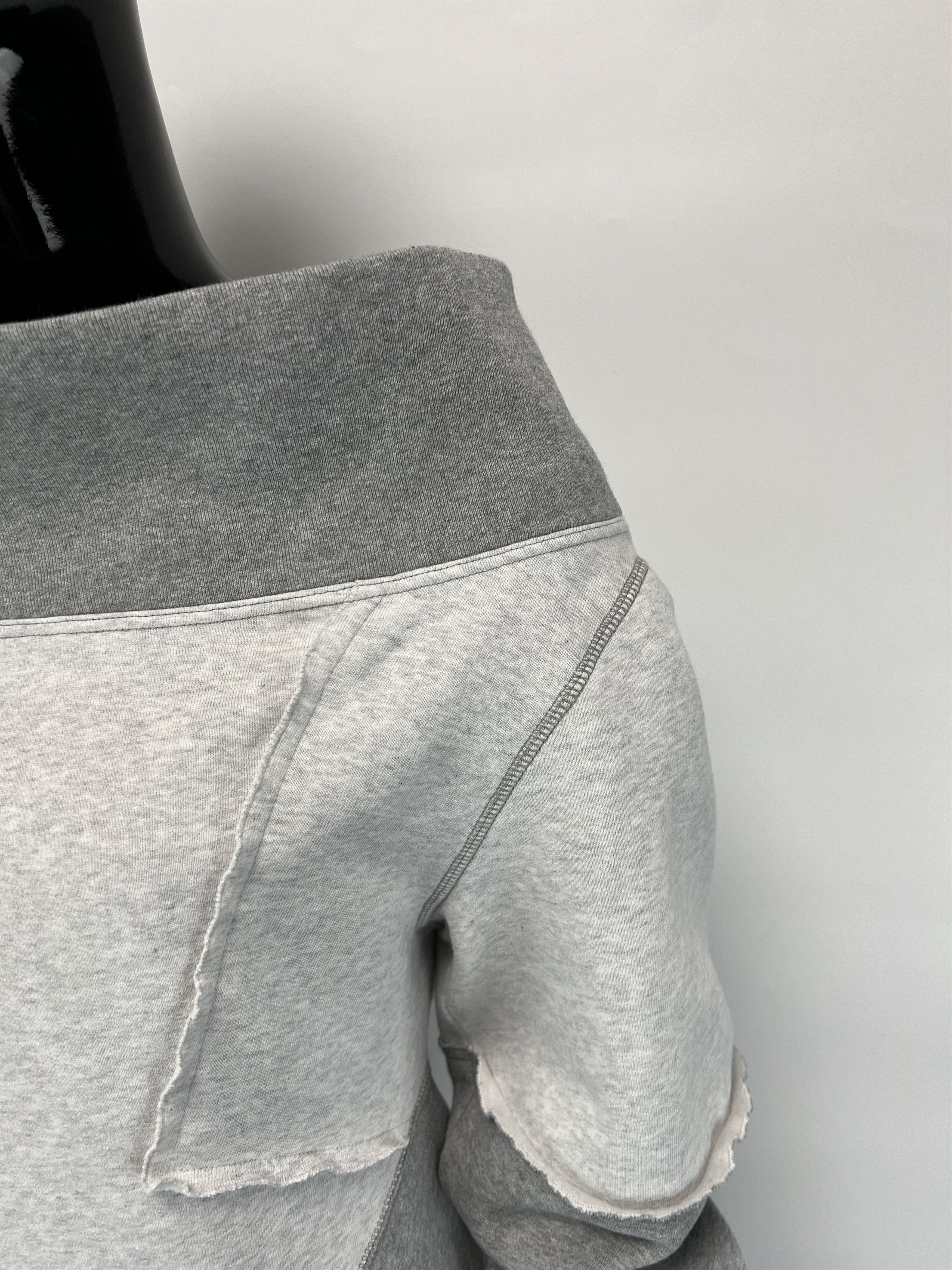 Burberry Burberry Women’s Gray Patchwork Off The Shoulder Jumper Size M / US 6-8 / IT 42-44 - 9 Thumbnail