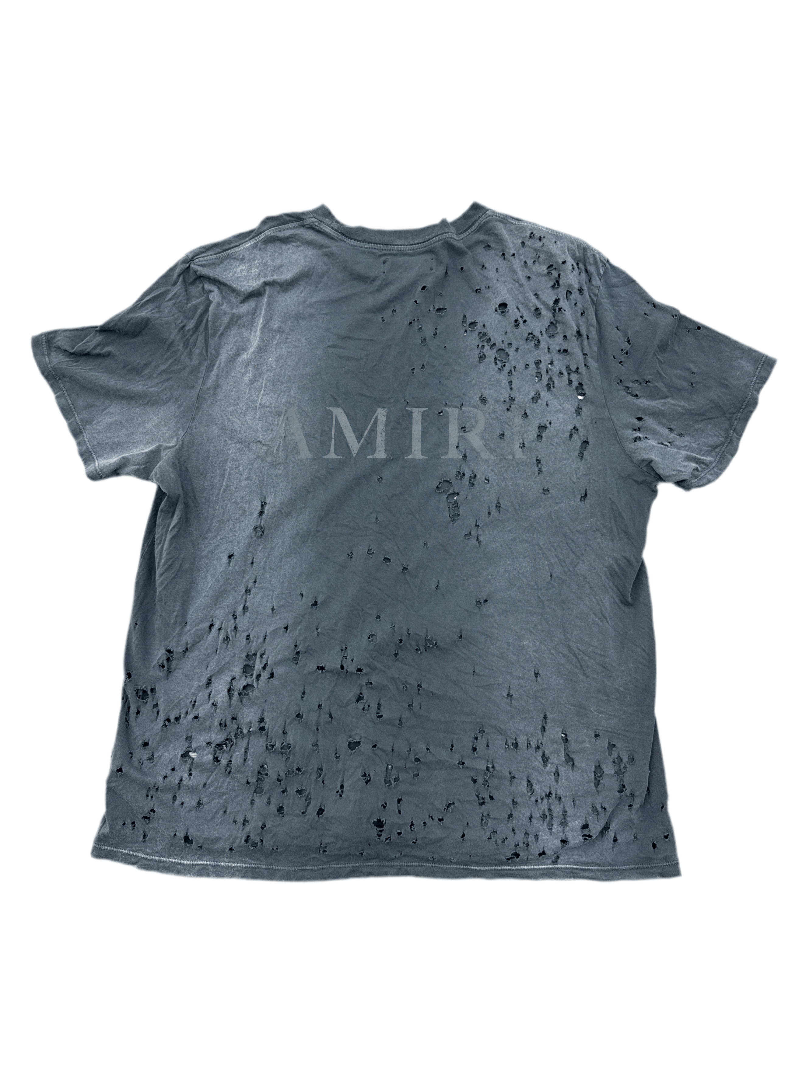 Amiri Amiri Shotgun Logo Faded Tee Black Size XXL Size US XXL / EU 58 / 5 - 2 Thumbnail