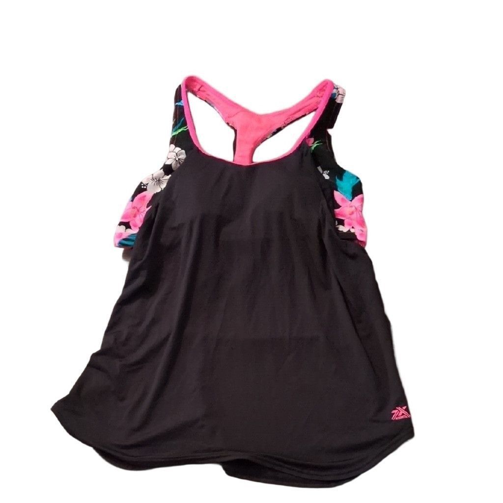 ZeroXposur ZeroXposure Floral Lollipop Action 2 In 1 Tankini Top Size M Size M / US 6-8 / IT 42-44 - 2 Thumbnail