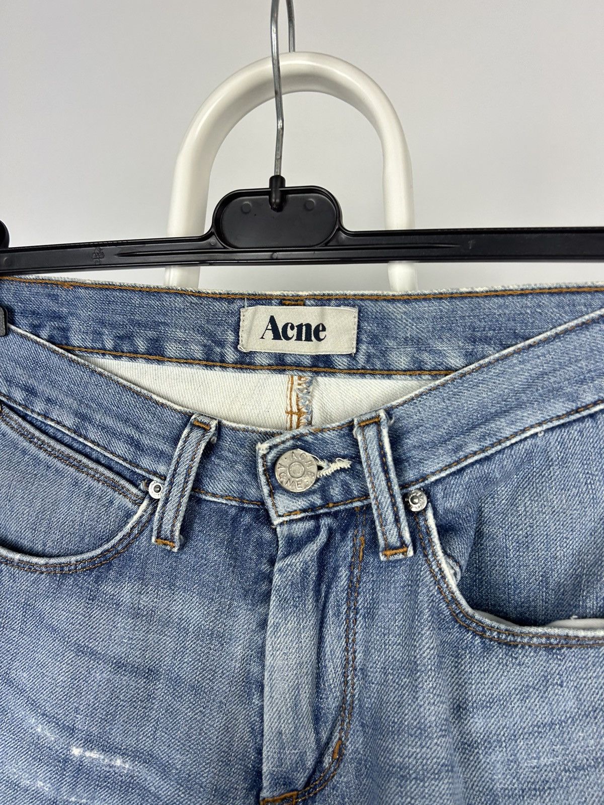 Acne Studios × Vintage Vintage Acne Studios Light Blue Denim Hype Distressed Jeans Size US 30 / EU 46 - 3 Thumbnail