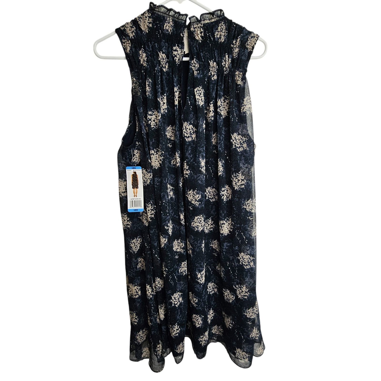 Joie Joie Women Dress Baltic Print Romantic Feminine Sleeveless L Size L / US 10 / IT 46 - 9 Thumbnail