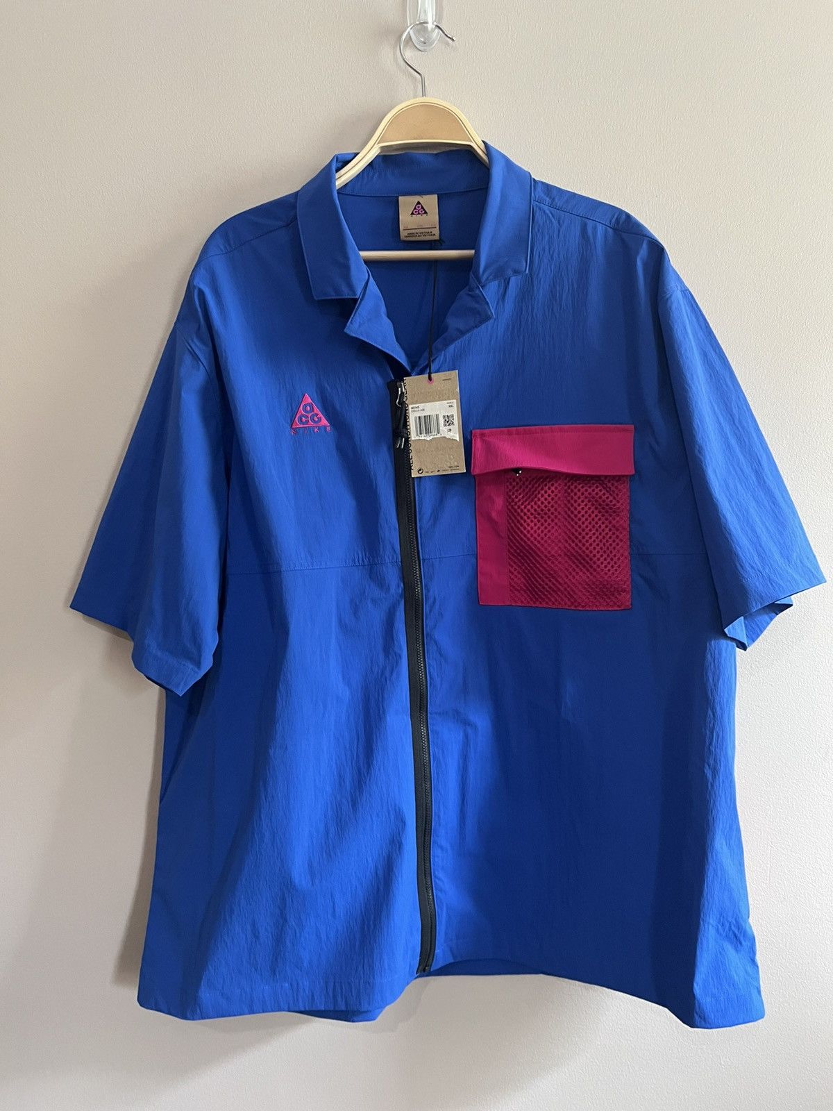 Nike ACG Nike ACG NRG TOP SHIRT CI0415-405 Game Royal/Sport Fuchsia Size US XXL / EU 58 / 5 - 4 Thumbnail