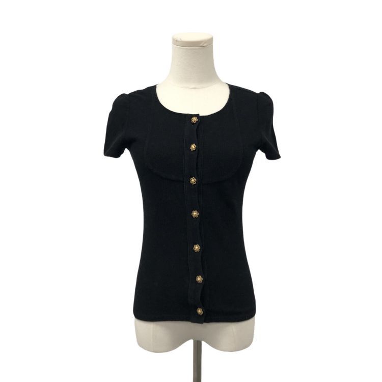 Chanel Chanel Floral Button Knit Top Size 34 Size XS / US 0-2 / IT 36-38 - 1 Thumbnail
