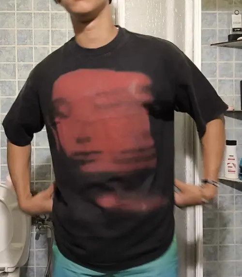 Japanese Brand Fukada x Mami Red Phantoms Printed Vintage Oversized T Shirt Size US L / EU 52-54 / 3 - 5 Thumbnail