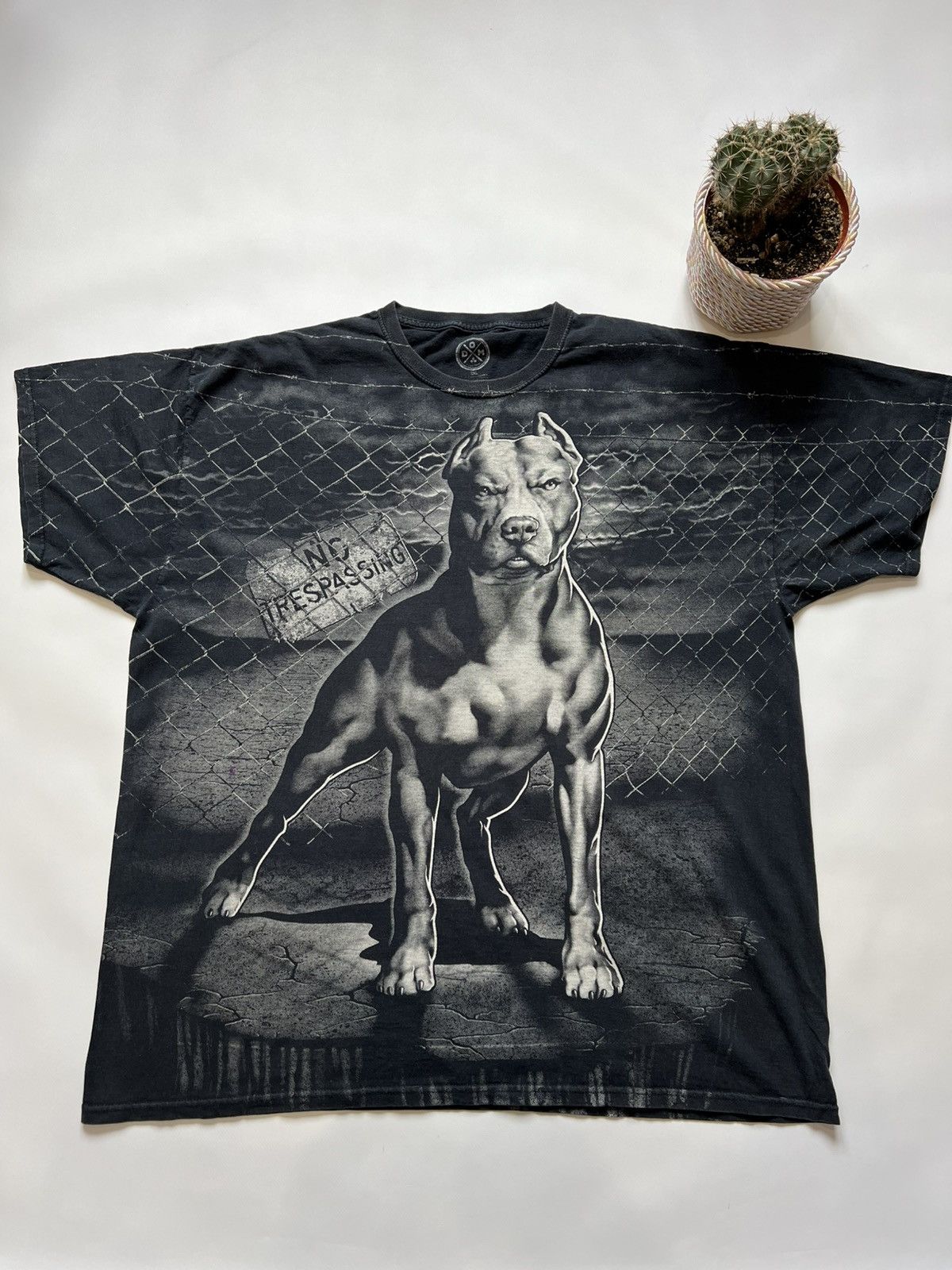 Other Vintage Bulldog No Trespassing DOM T Shirt Dog Size US XXL / EU 58 / 5 - 1 Thumbnail