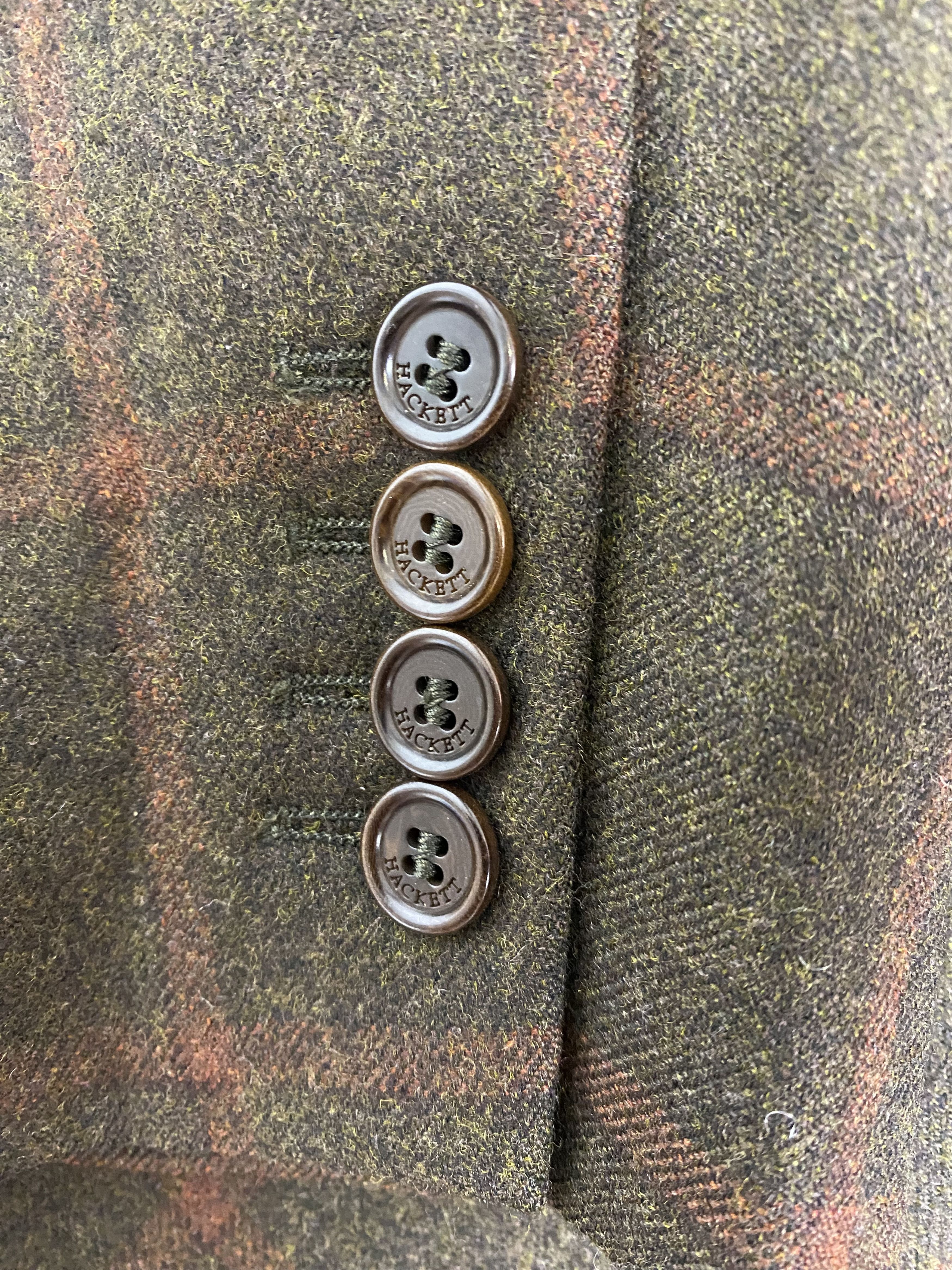Hackett × Loro Piana Hackett Loro Piana Cashmere Wool Blazer Size 44R - 9 Thumbnail