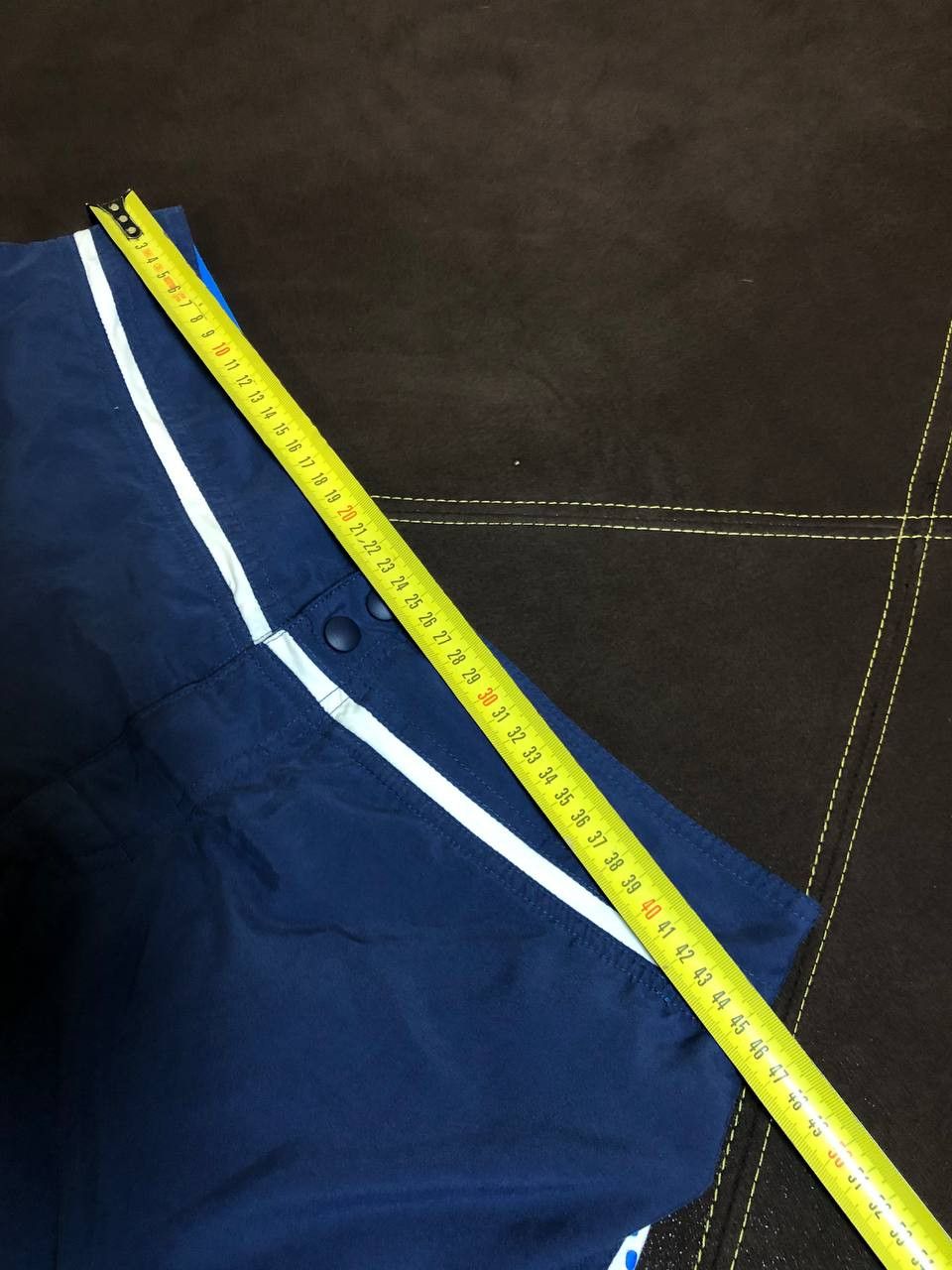 Nike NIKE Y2K Swim Trunks Navy Blue Spell Out Logo Board Shorts Size US 32 / EU 48 - 7 Thumbnail