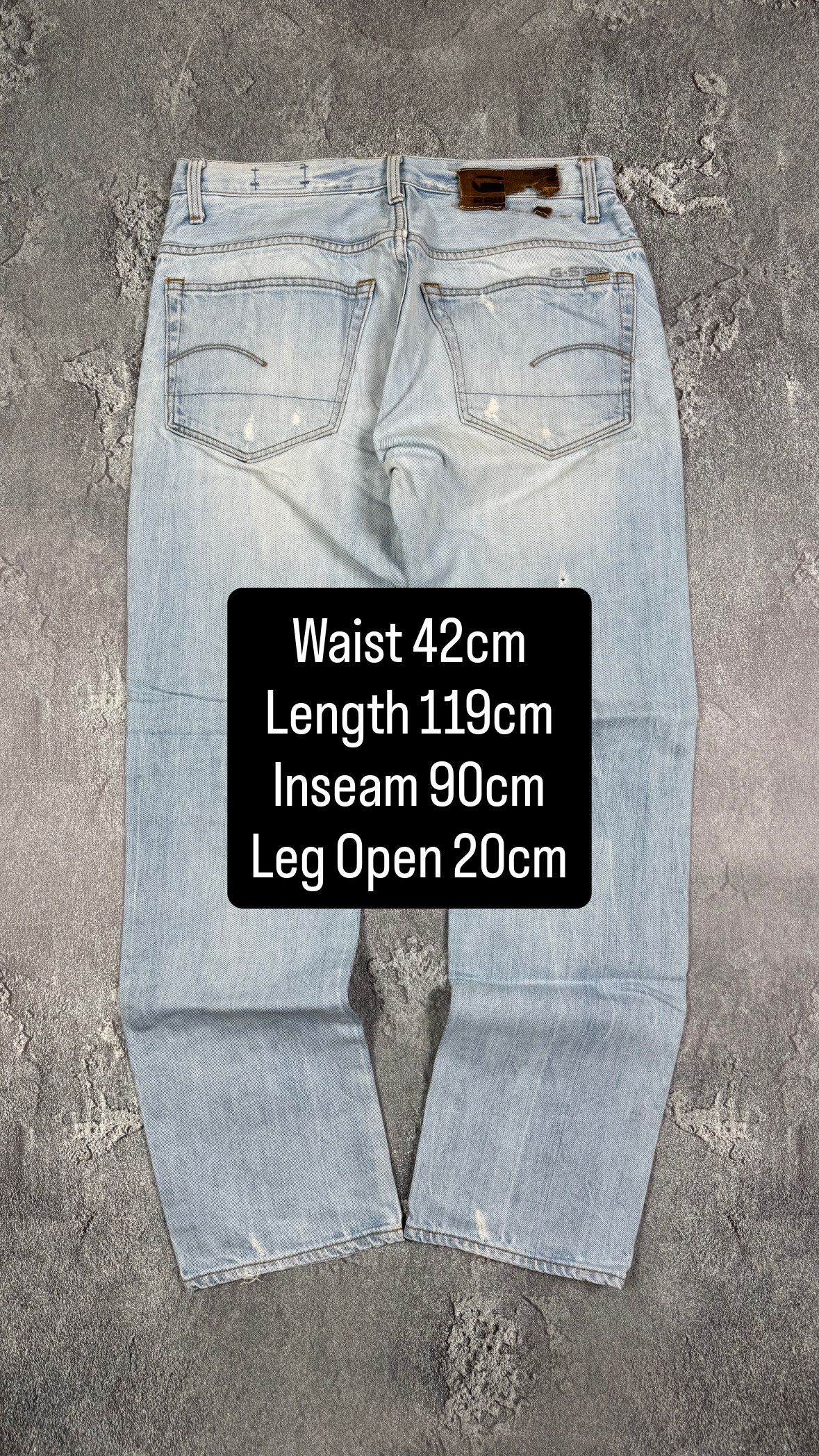 If Six Was Nine VTG G-Star Raw Straight Jeans Size 32 Streetwear Size US 32 / EU 48 - 3 Thumbnail