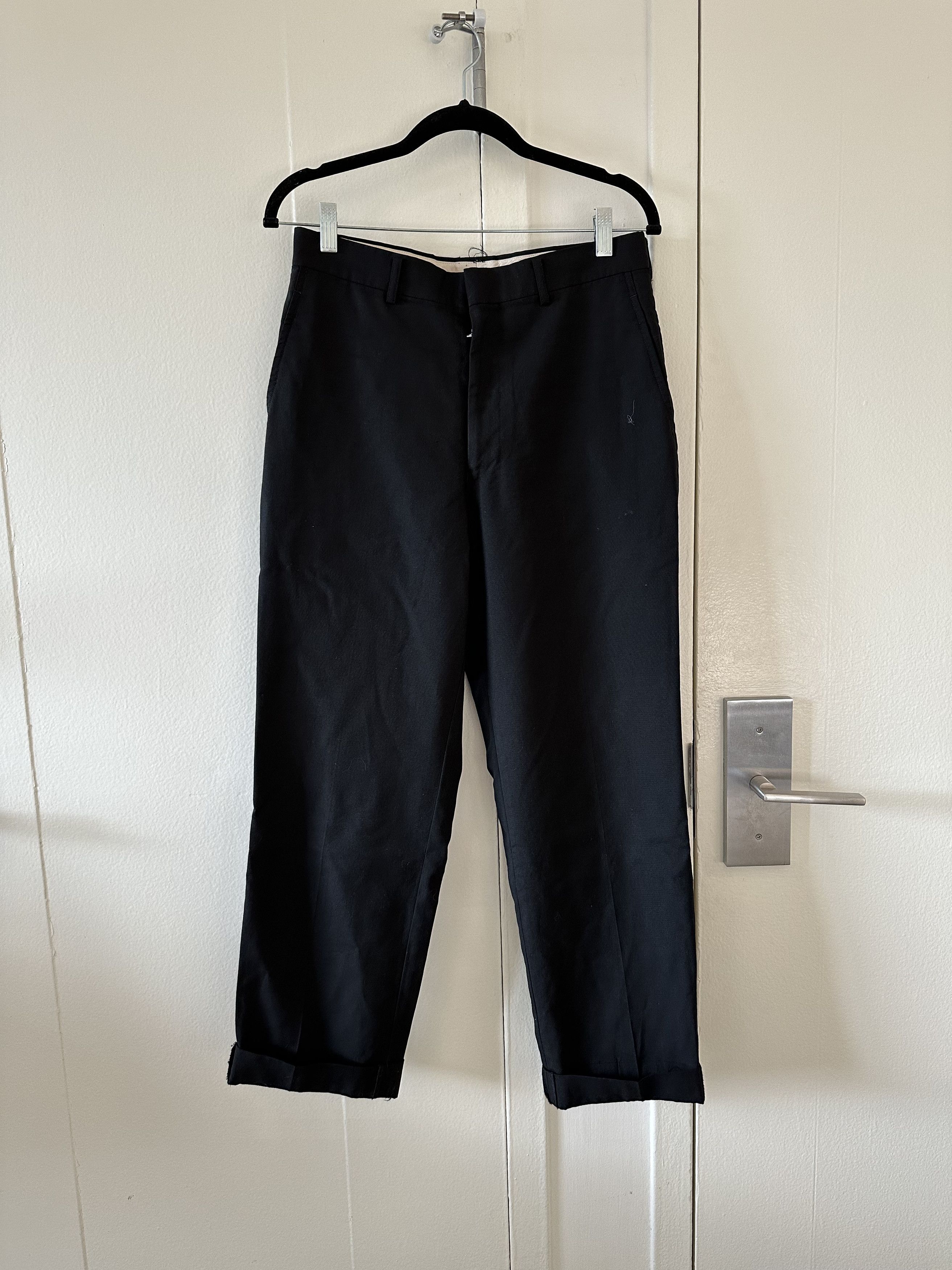 image of Comme Des Garcons x Comme Des Garcons Homme Deux Trousers in Black, Men's (Size 30)